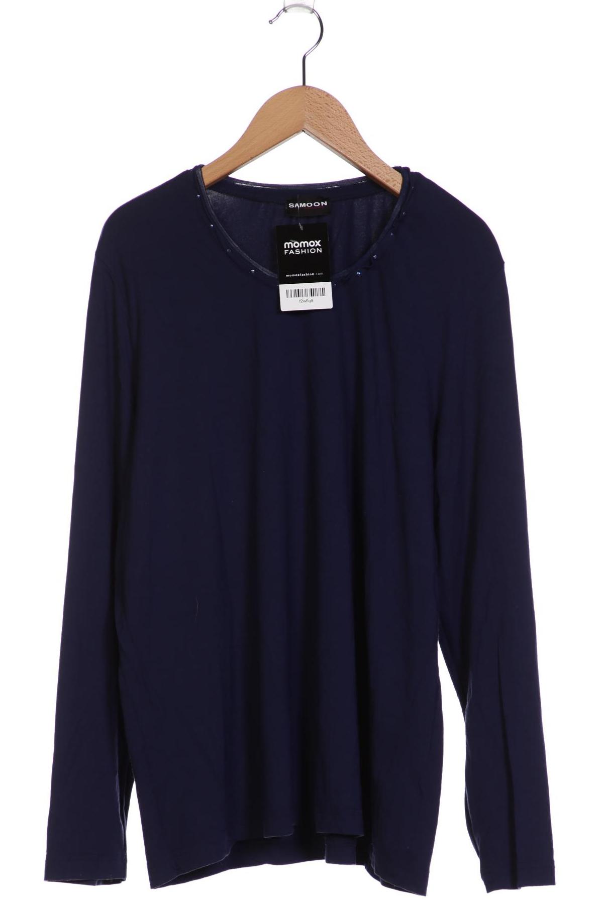 

Samoon by Gerry Weber Damen Langarmshirt, marineblau, Gr. 44