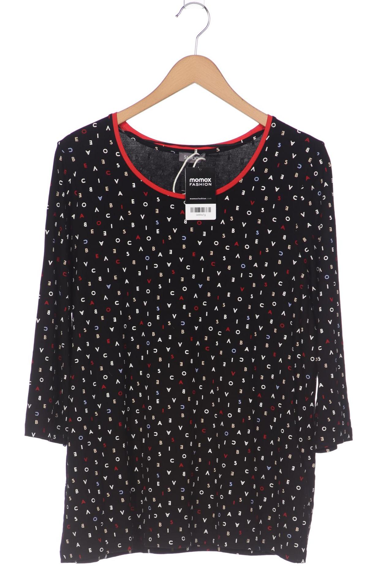 

Samoon by Gerry Weber Damen Langarmshirt, schwarz, Gr. 44