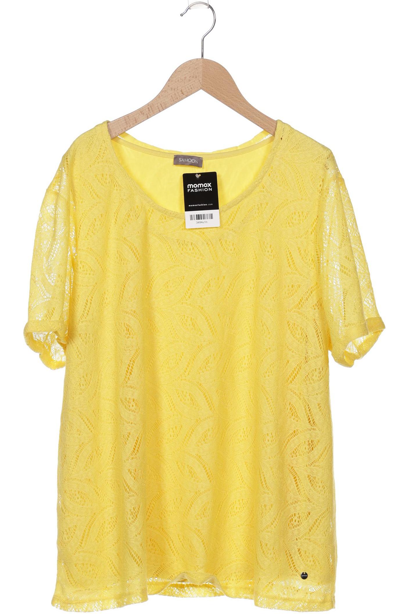 

Samoon by Gerry Weber Damen T-Shirt, gelb, Gr. 46