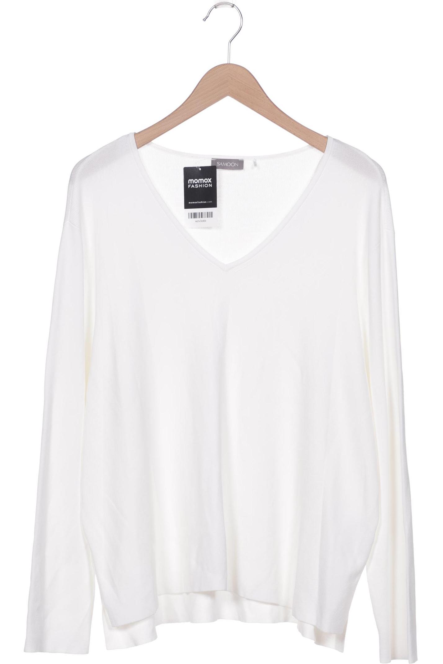

Samoon by Gerry Weber Damen Pullover, weiß, Gr. 50
