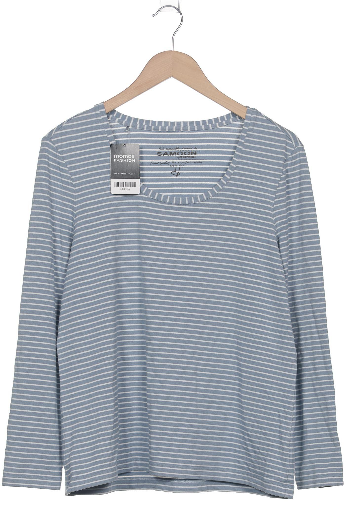 

Samoon by Gerry Weber Damen Langarmshirt, blau, Gr. 44