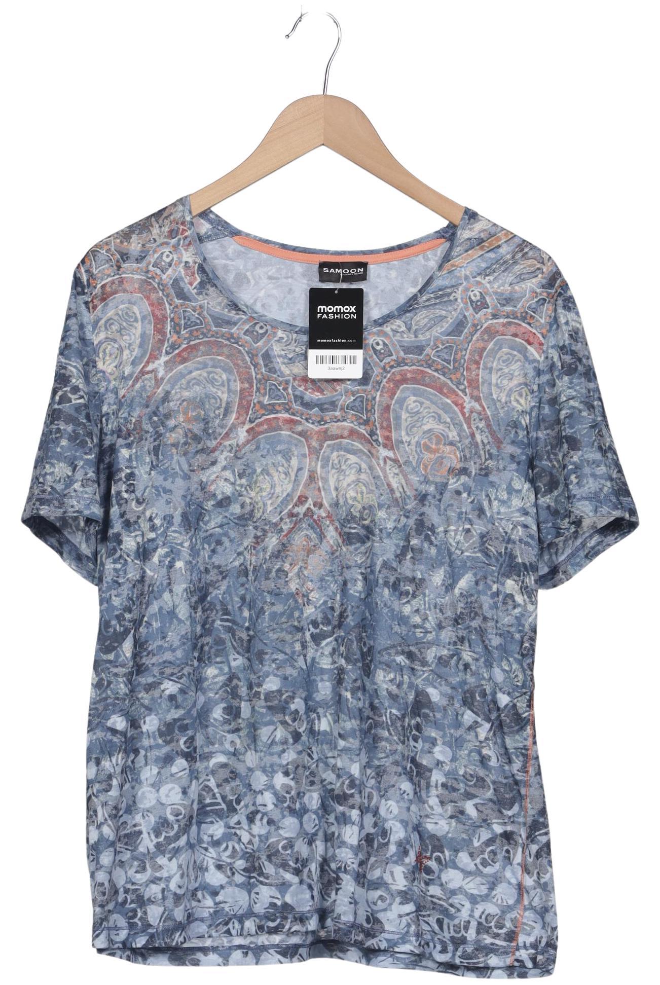 

Samoon by Gerry Weber Damen T-Shirt, blau, Gr. 48