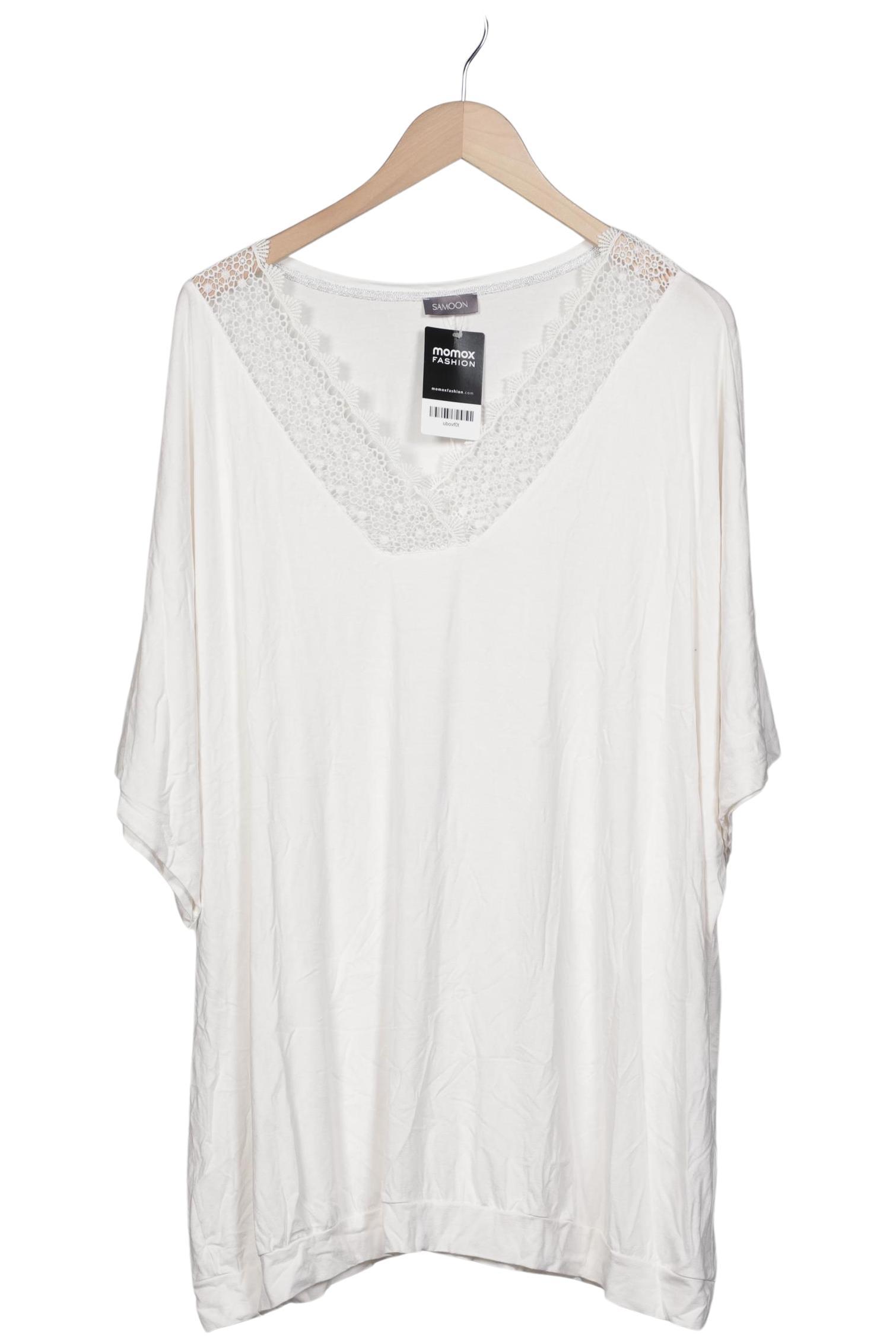 

Samoon by Gerry Weber Damen T-Shirt, weiß, Gr. 48