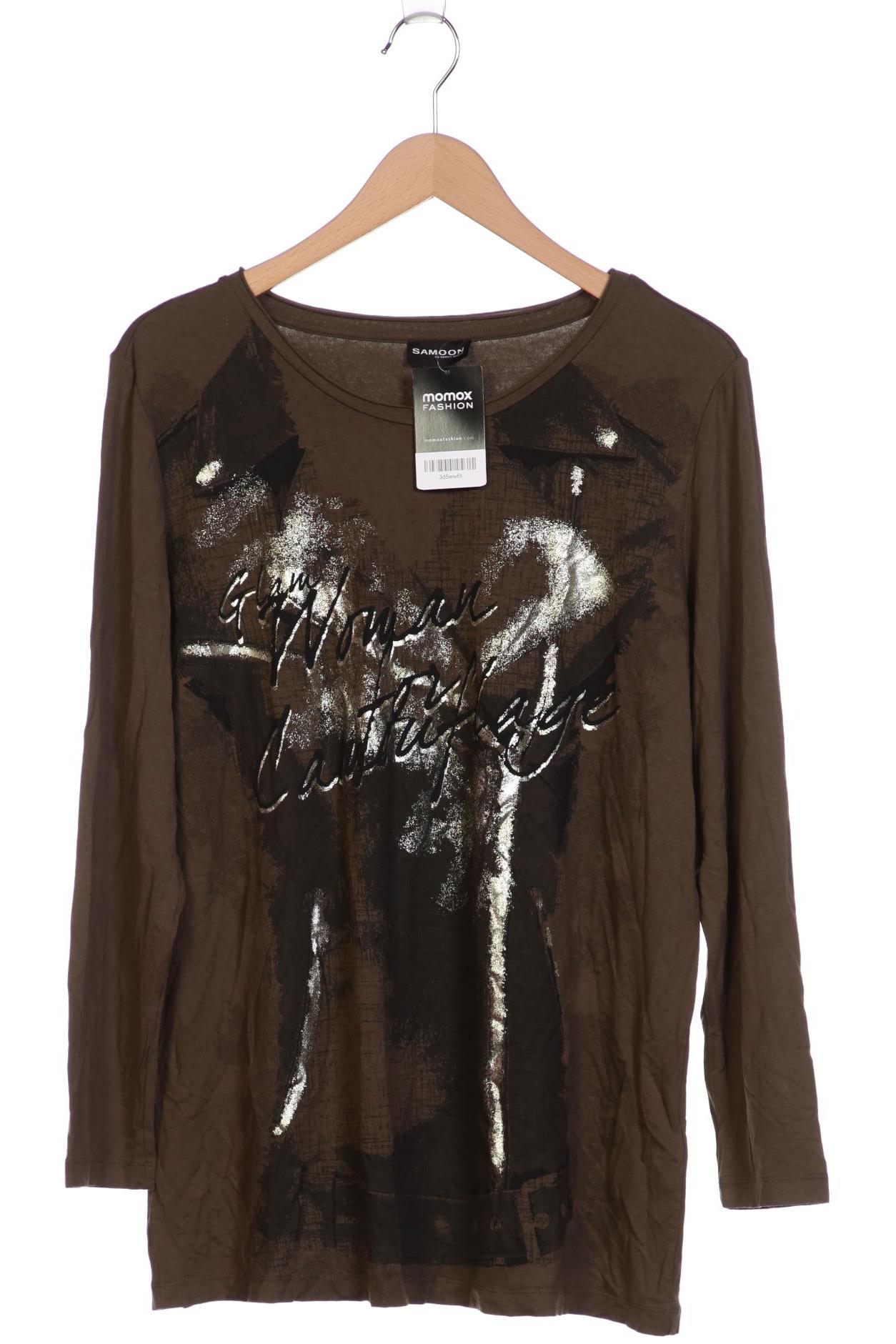 

Samoon by Gerry Weber Damen Langarmshirt, grün, Gr. 44