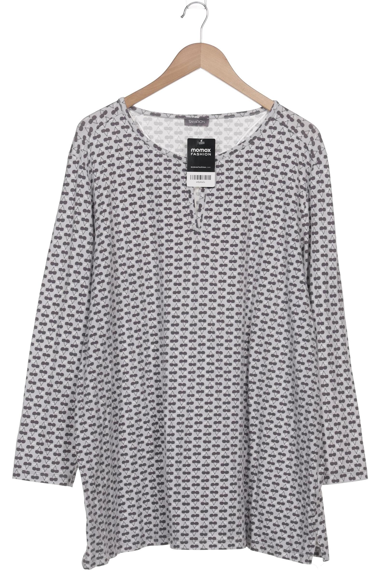 

Samoon by Gerry Weber Damen Langarmshirt, grau, Gr. 52