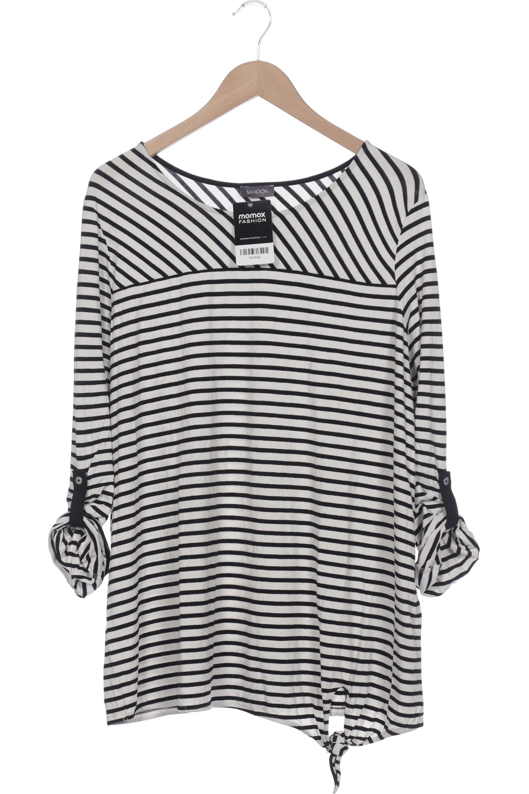 

Samoon by Gerry Weber Damen Langarmshirt, weiß, Gr. 46