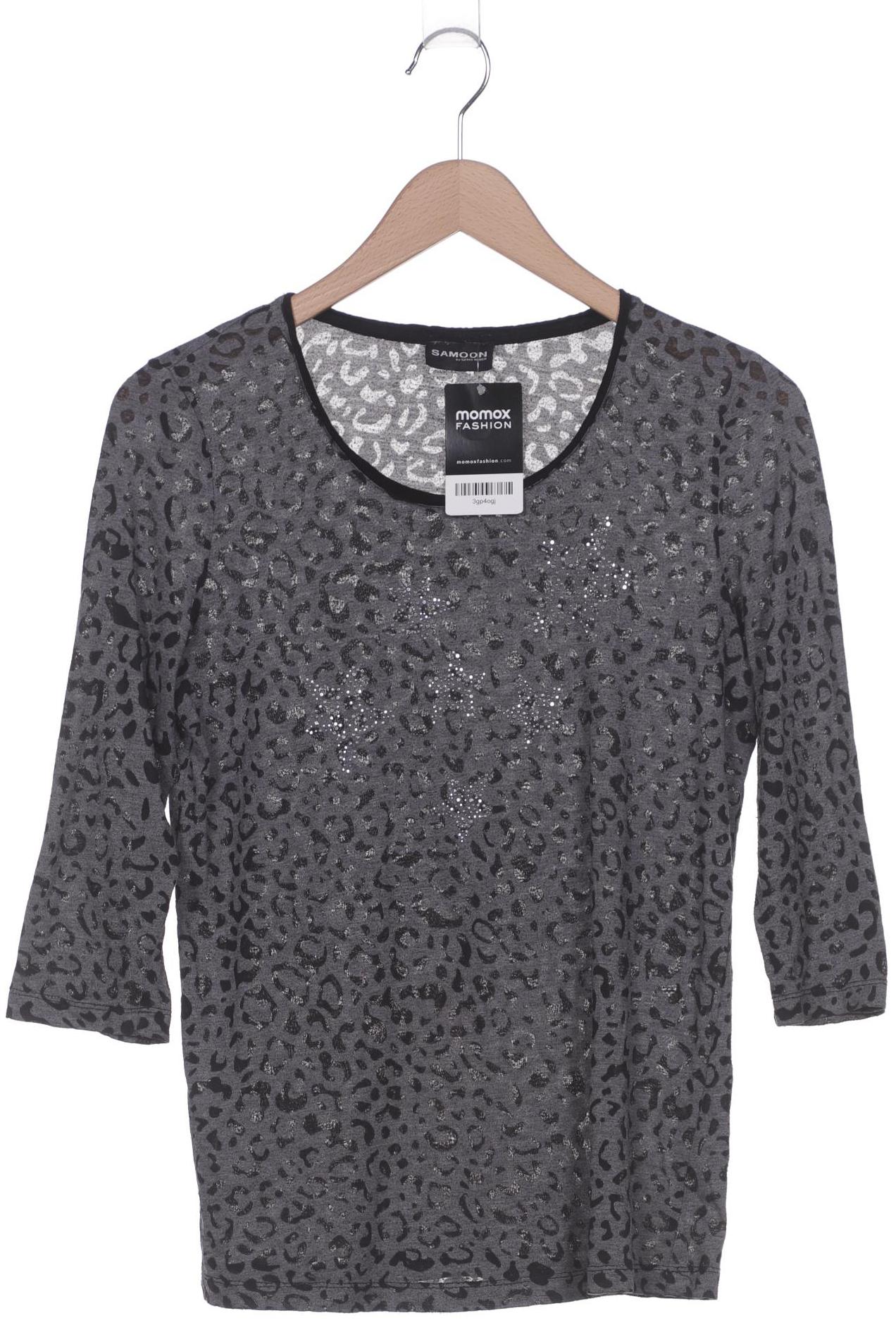 

Samoon by Gerry Weber Damen Langarmshirt, grau, Gr. 40