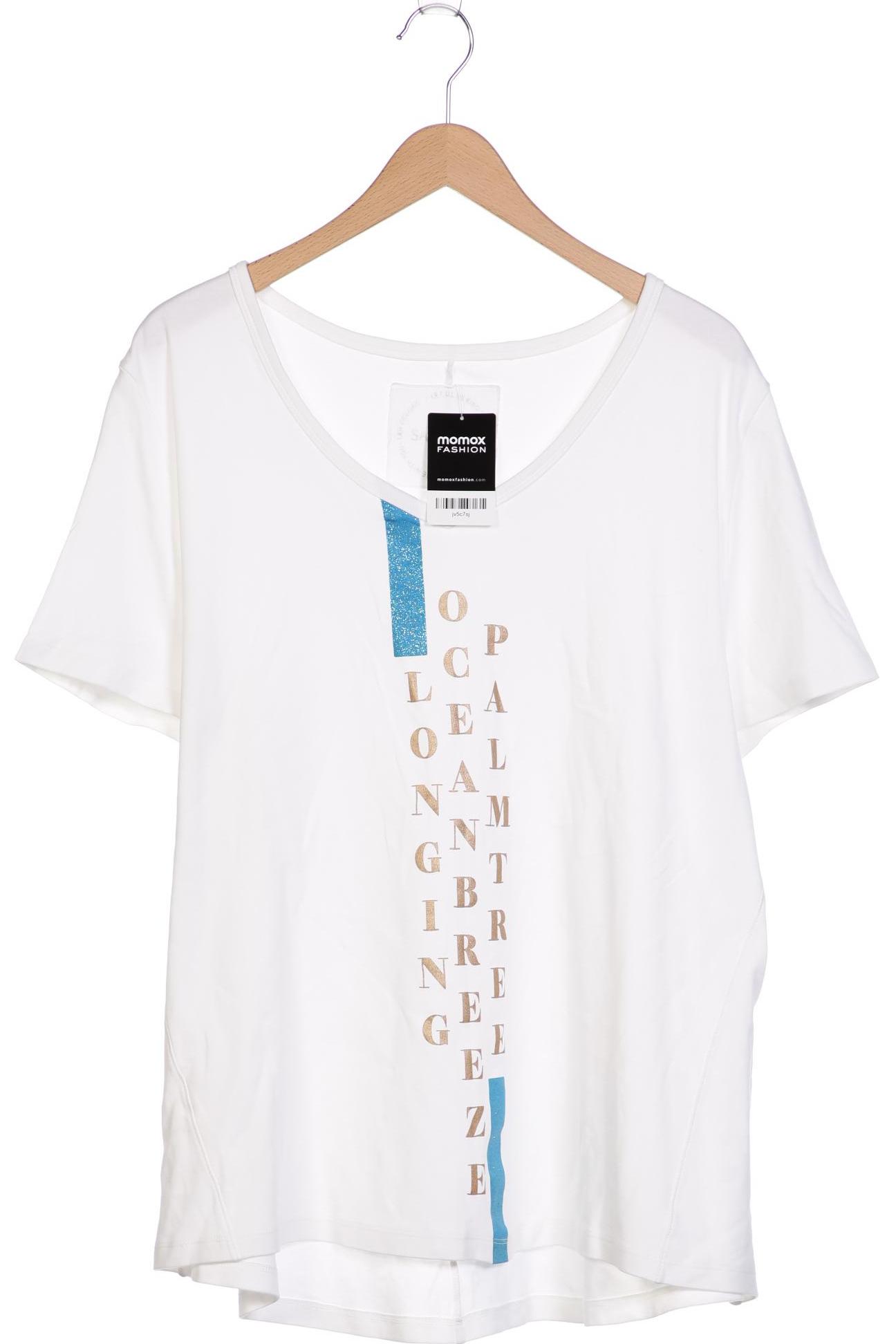 

Samoon by Gerry Weber Damen T-Shirt, weiß, Gr. 52