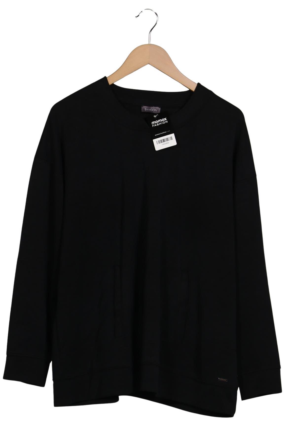 

Samoon by Gerry Weber Damen Sweatshirt, schwarz, Gr. 50