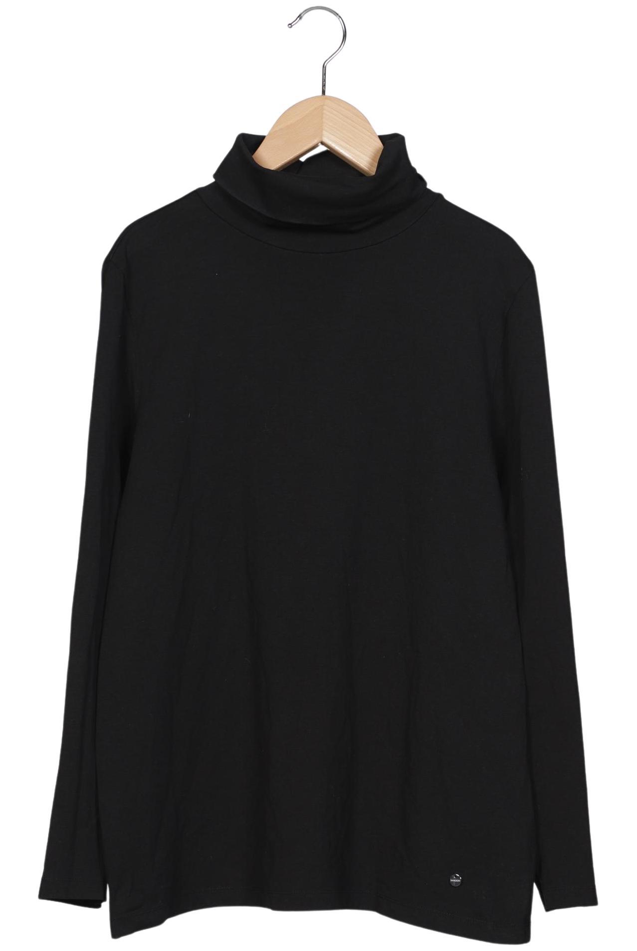 

Samoon by Gerry Weber Damen Langarmshirt, schwarz, Gr. 42