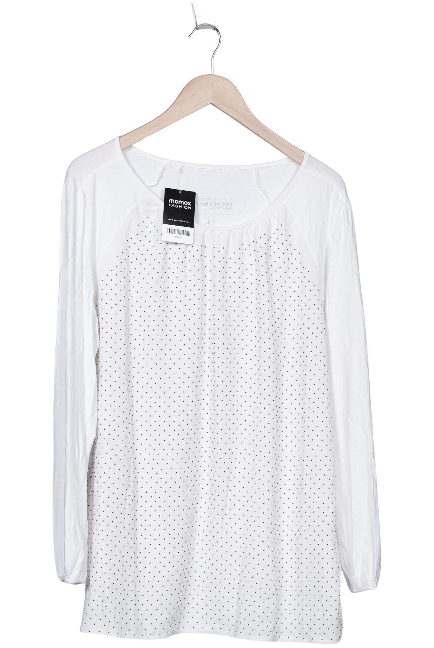 

Samoon by Gerry Weber Damen Langarmshirt, weiß, Gr. 48