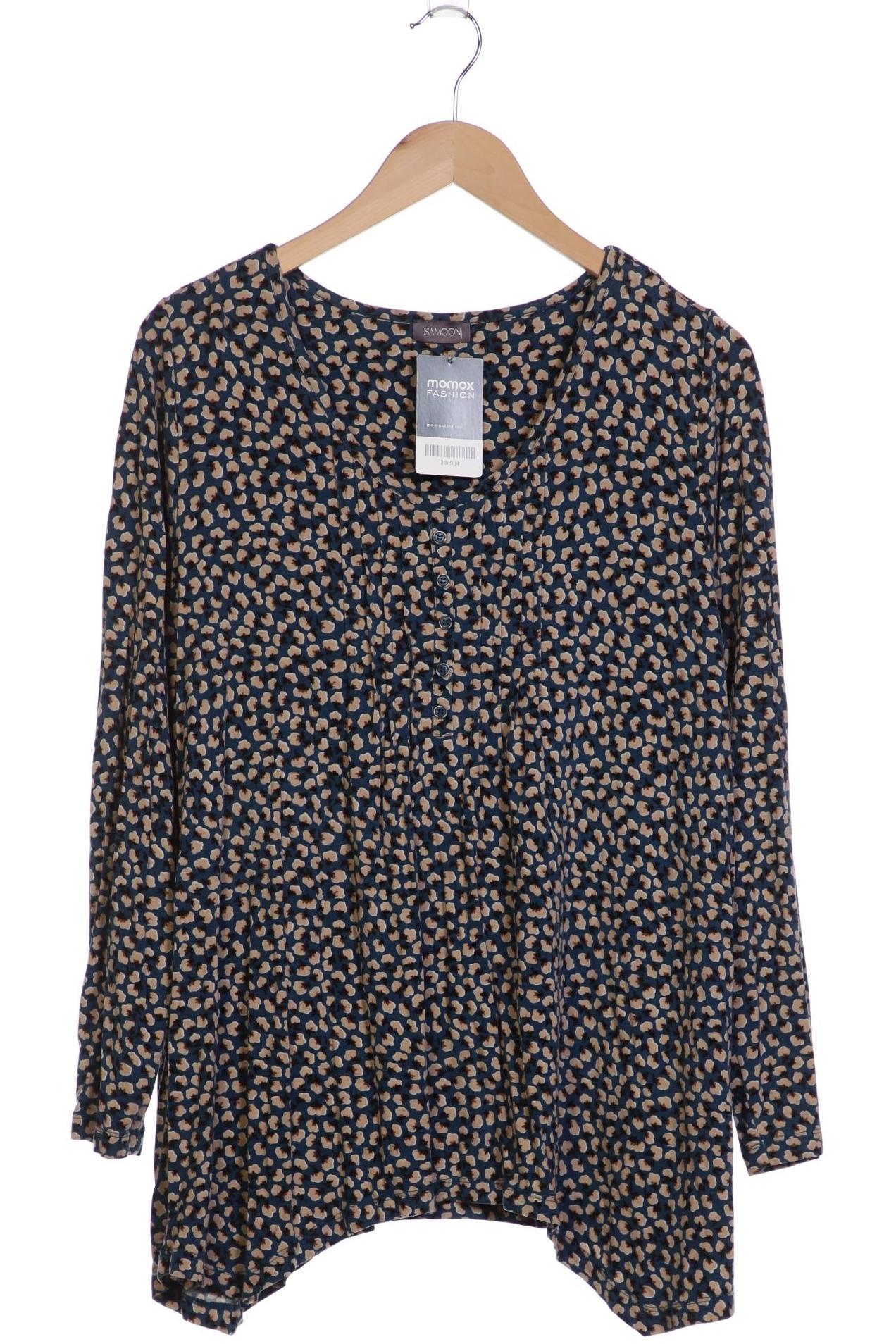 

Samoon by Gerry Weber Damen Langarmshirt, blau, Gr. 44