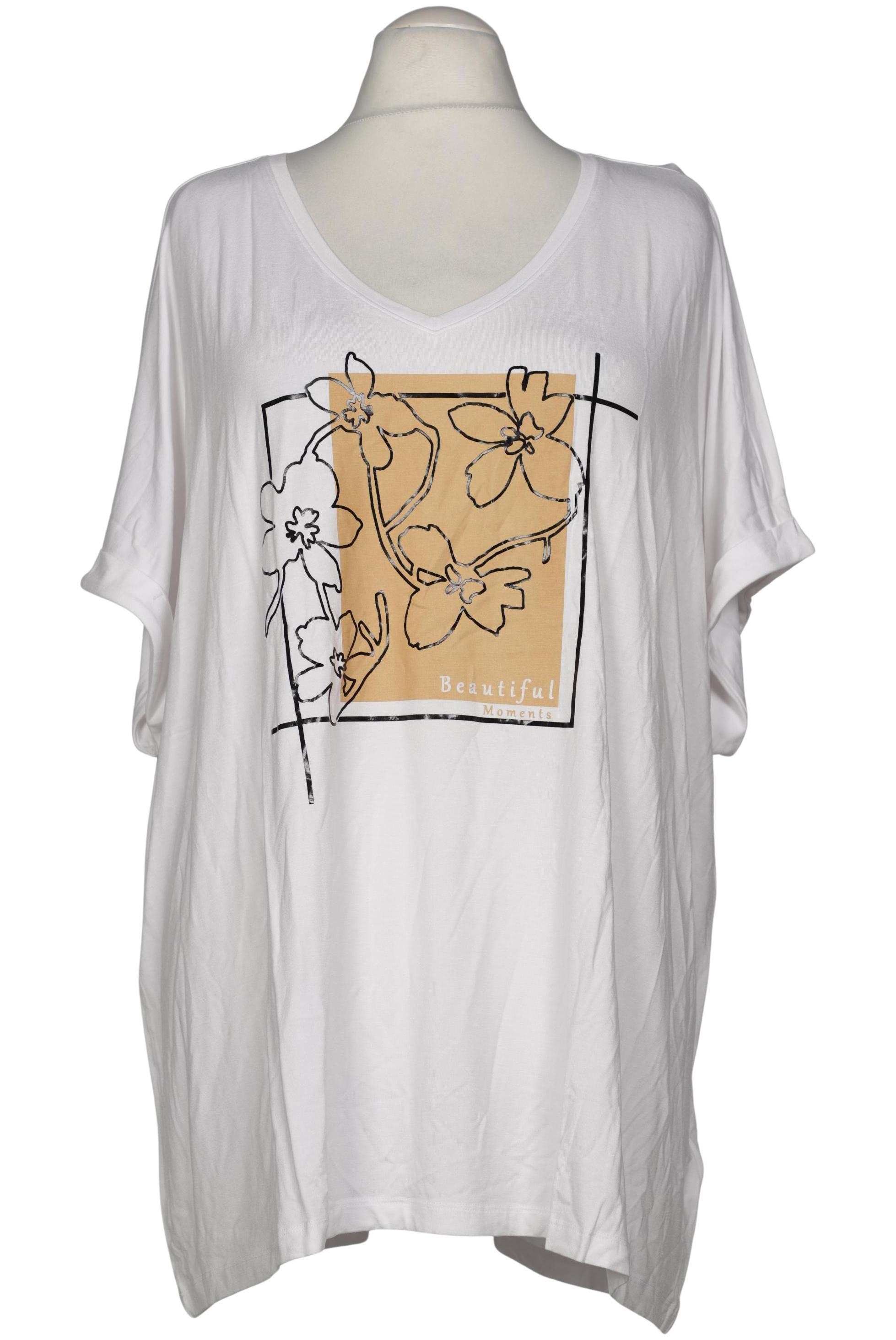 

Samoon by Gerry Weber Damen T-Shirt, weiß, Gr. 54