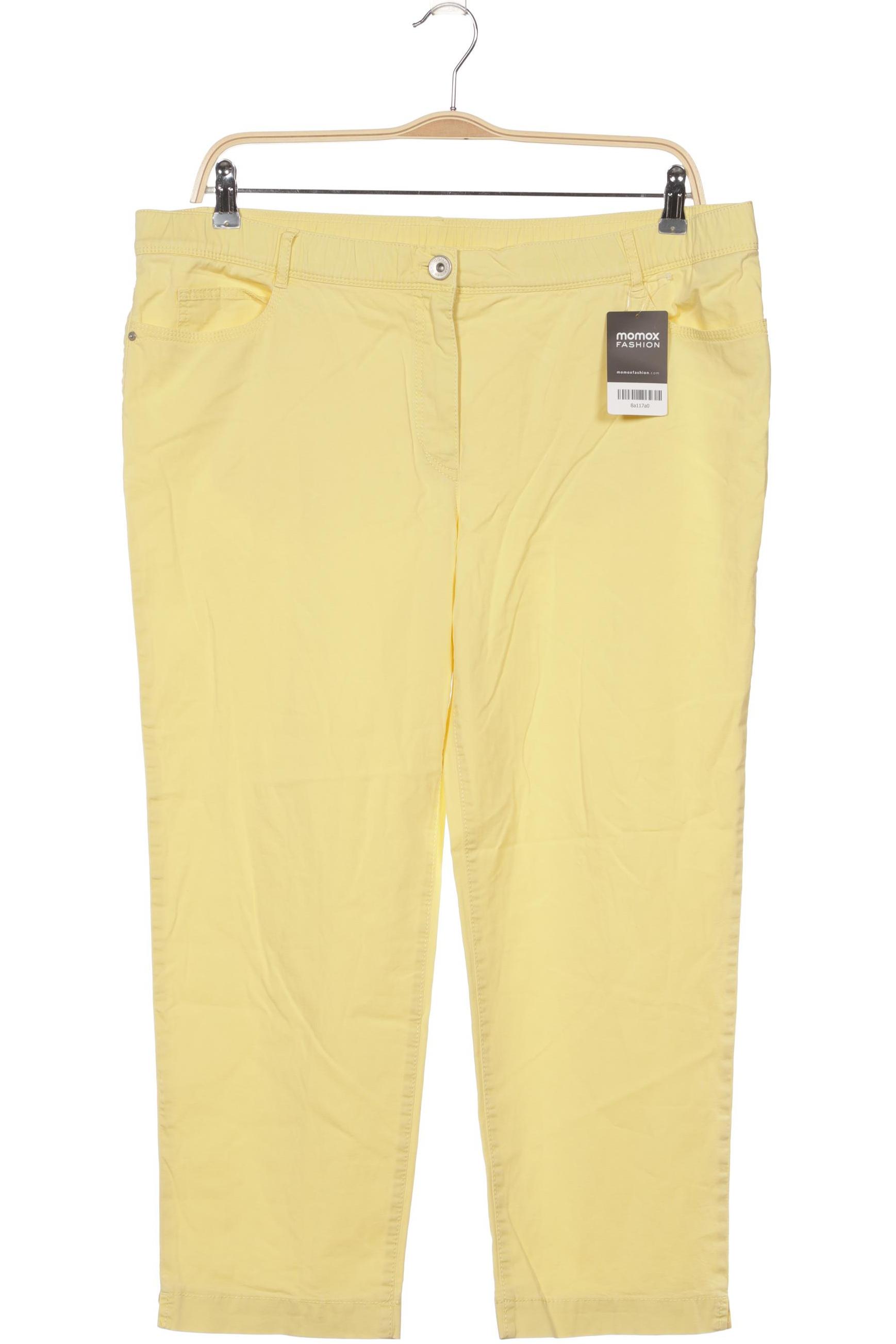 

Samoon by Gerry Weber Damen Stoffhose, gelb, Gr. 48