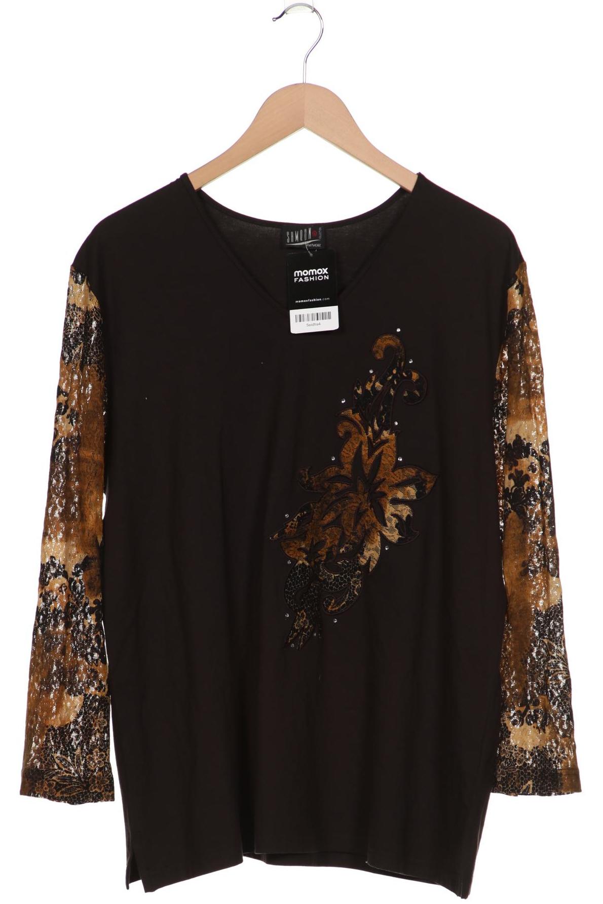 

Samoon by Gerry Weber Damen Langarmshirt, braun, Gr. 46