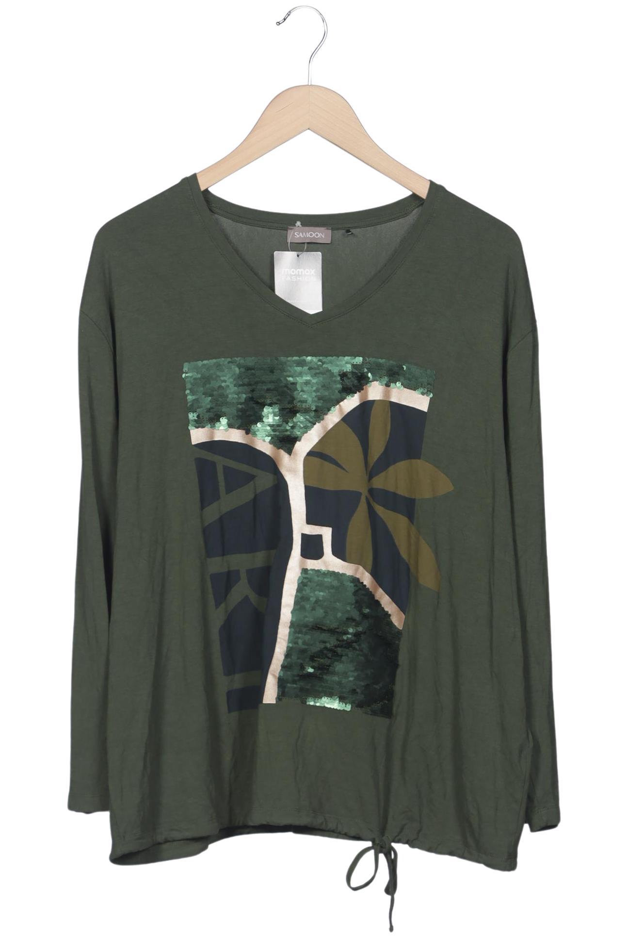 

Samoon by Gerry Weber Damen Langarmshirt, grün, Gr. 46