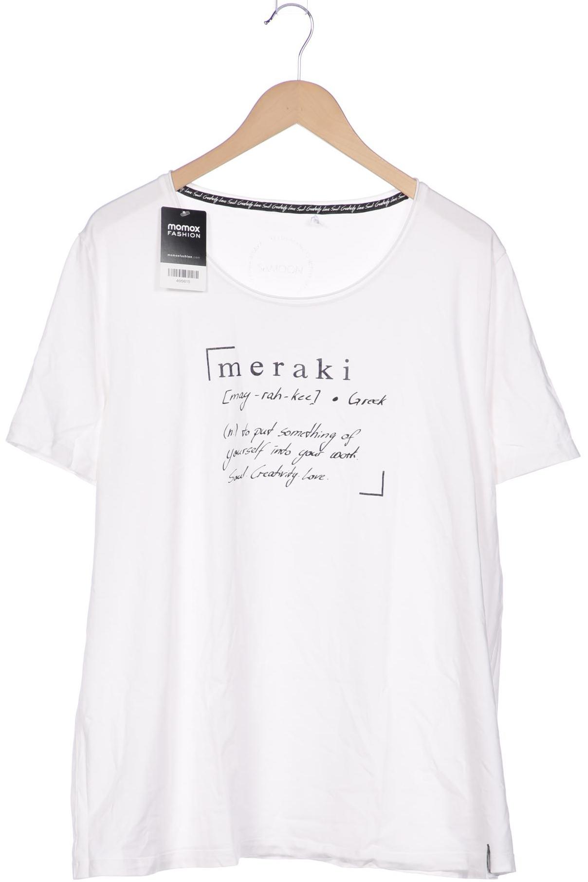 

Samoon by Gerry Weber Damen T-Shirt, weiß, Gr. 50