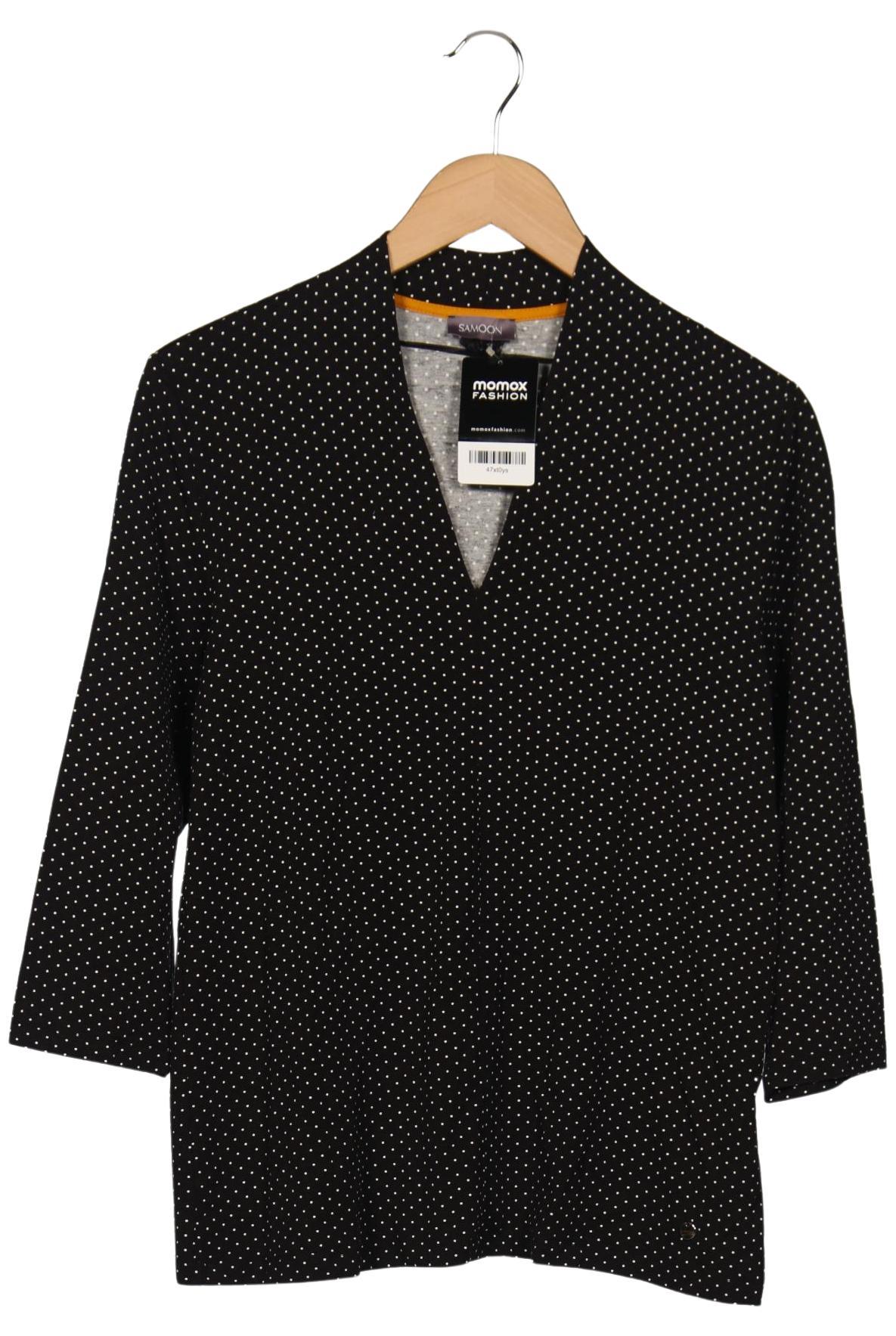 

Samoon by Gerry Weber Damen Langarmshirt, schwarz, Gr. 40