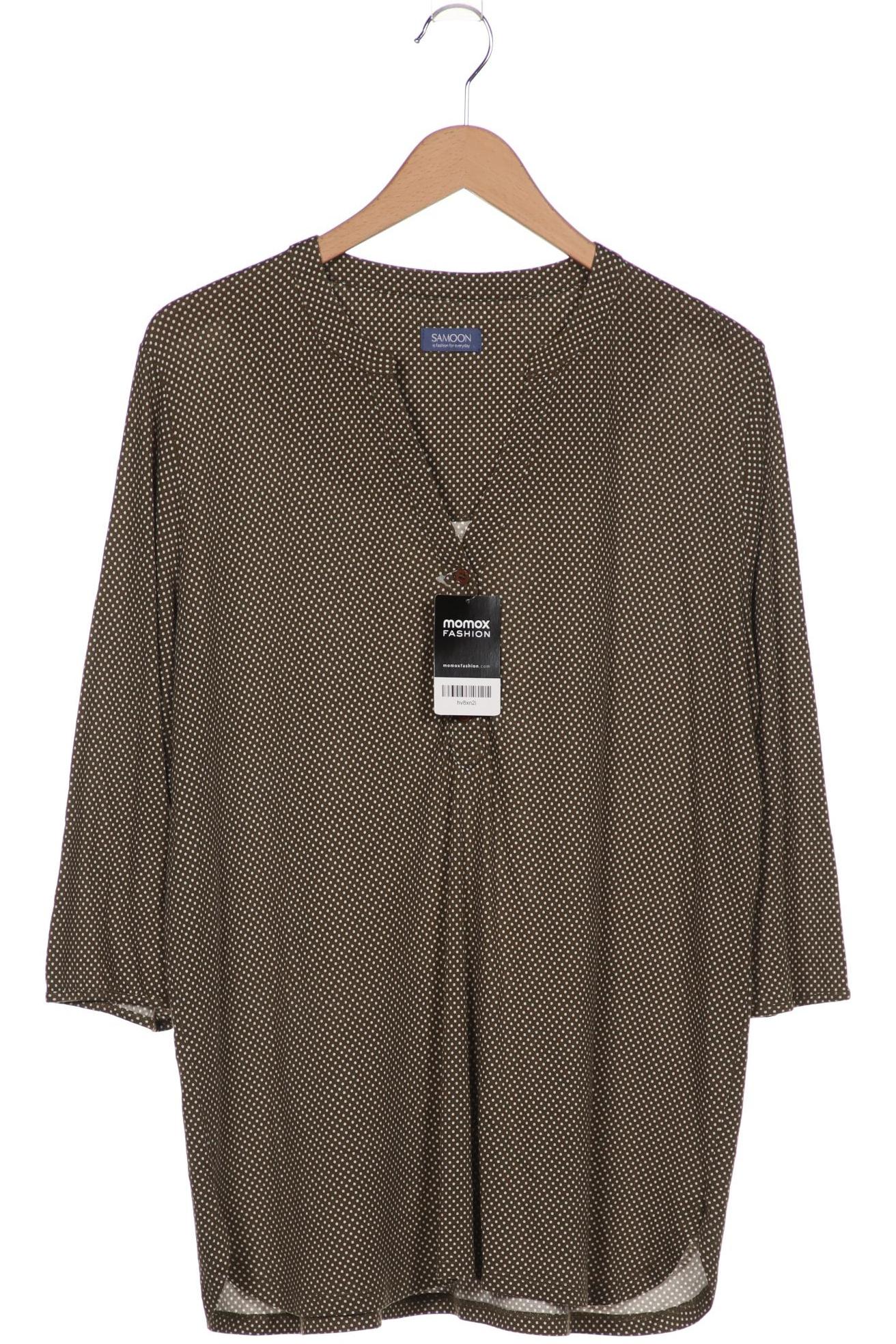 

Samoon by Gerry Weber Damen Langarmshirt, grün, Gr. 46