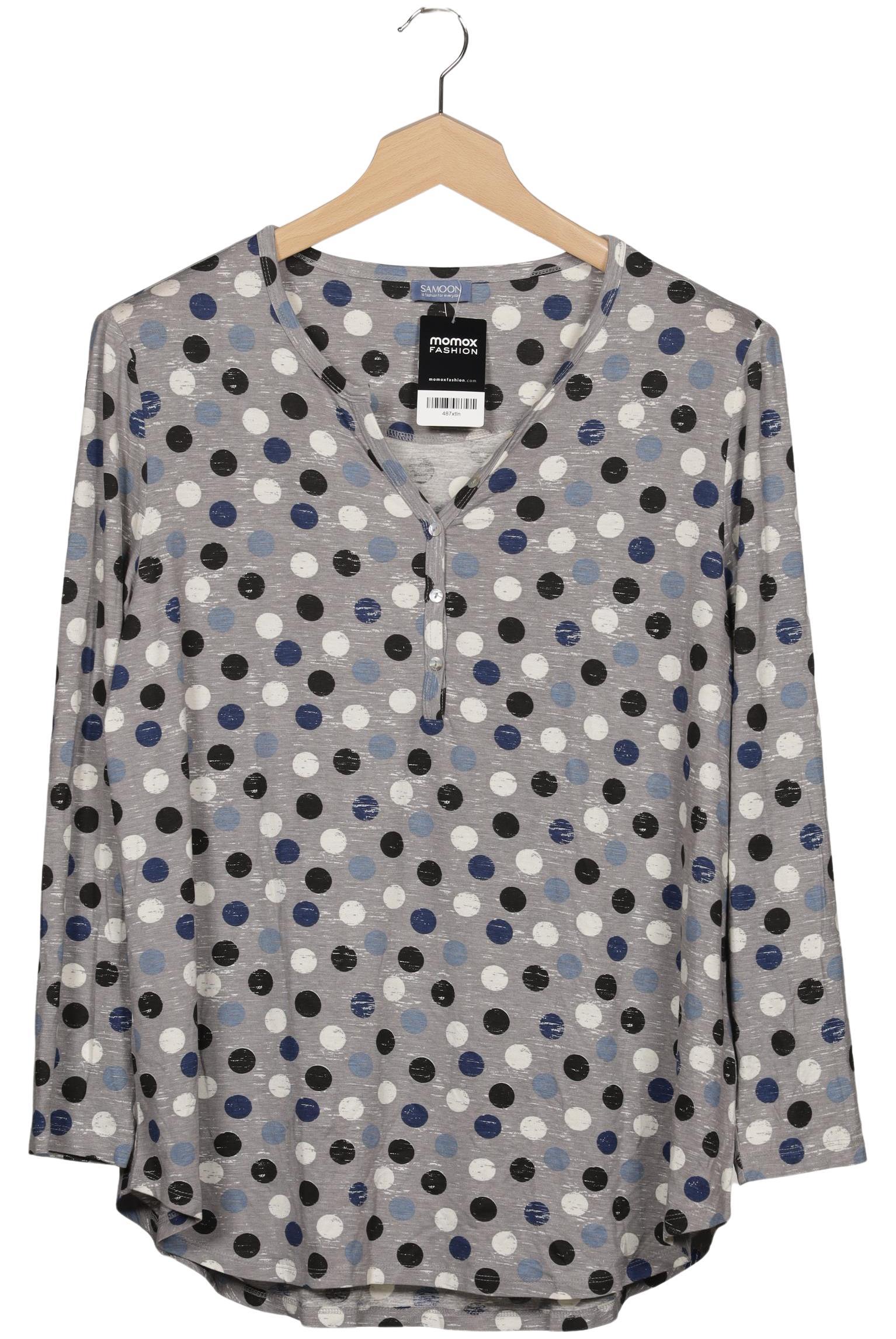 

Samoon by Gerry Weber Damen Langarmshirt, mehrfarbig, Gr. 48