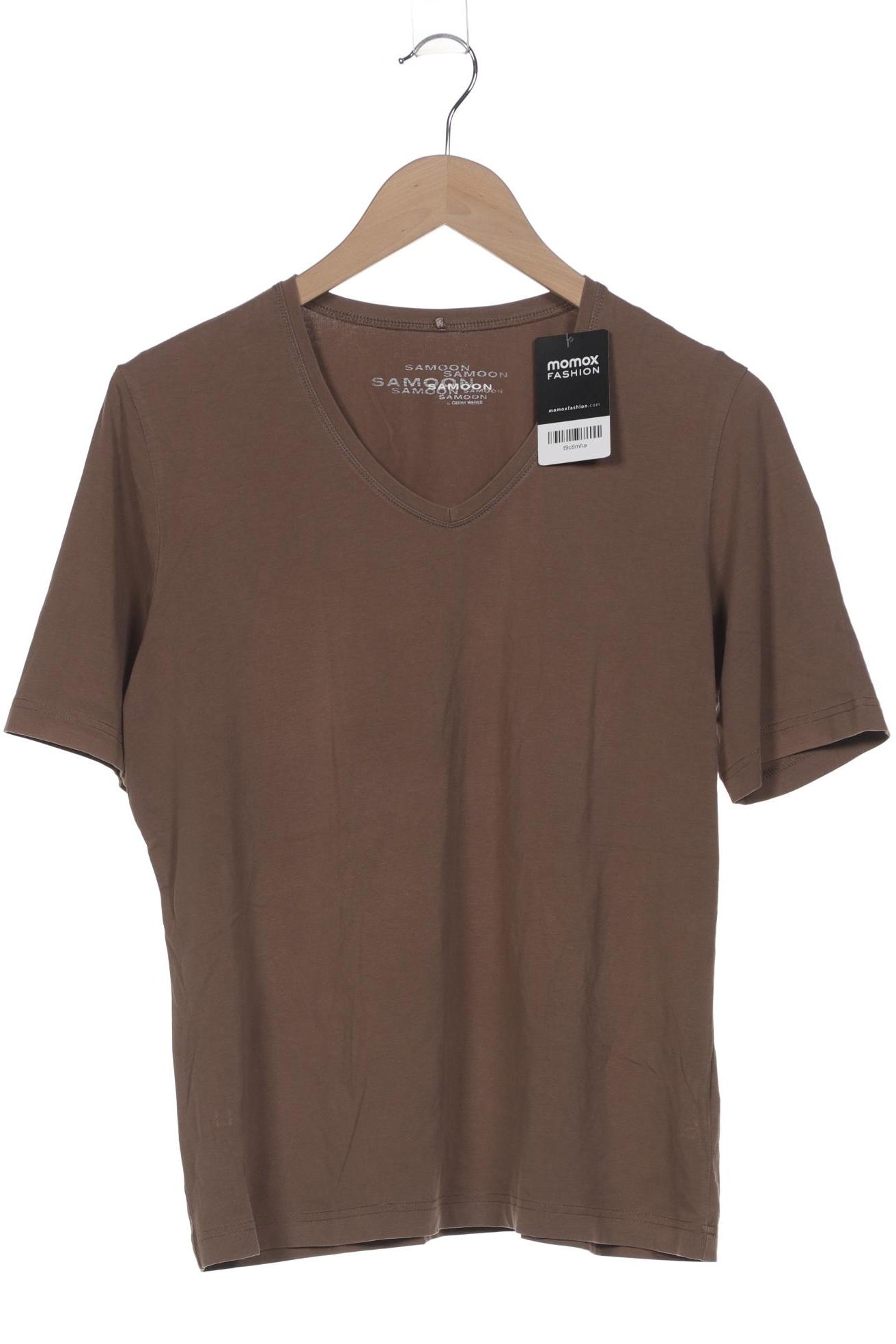 

Samoon by Gerry Weber Damen T-Shirt, braun, Gr. 42