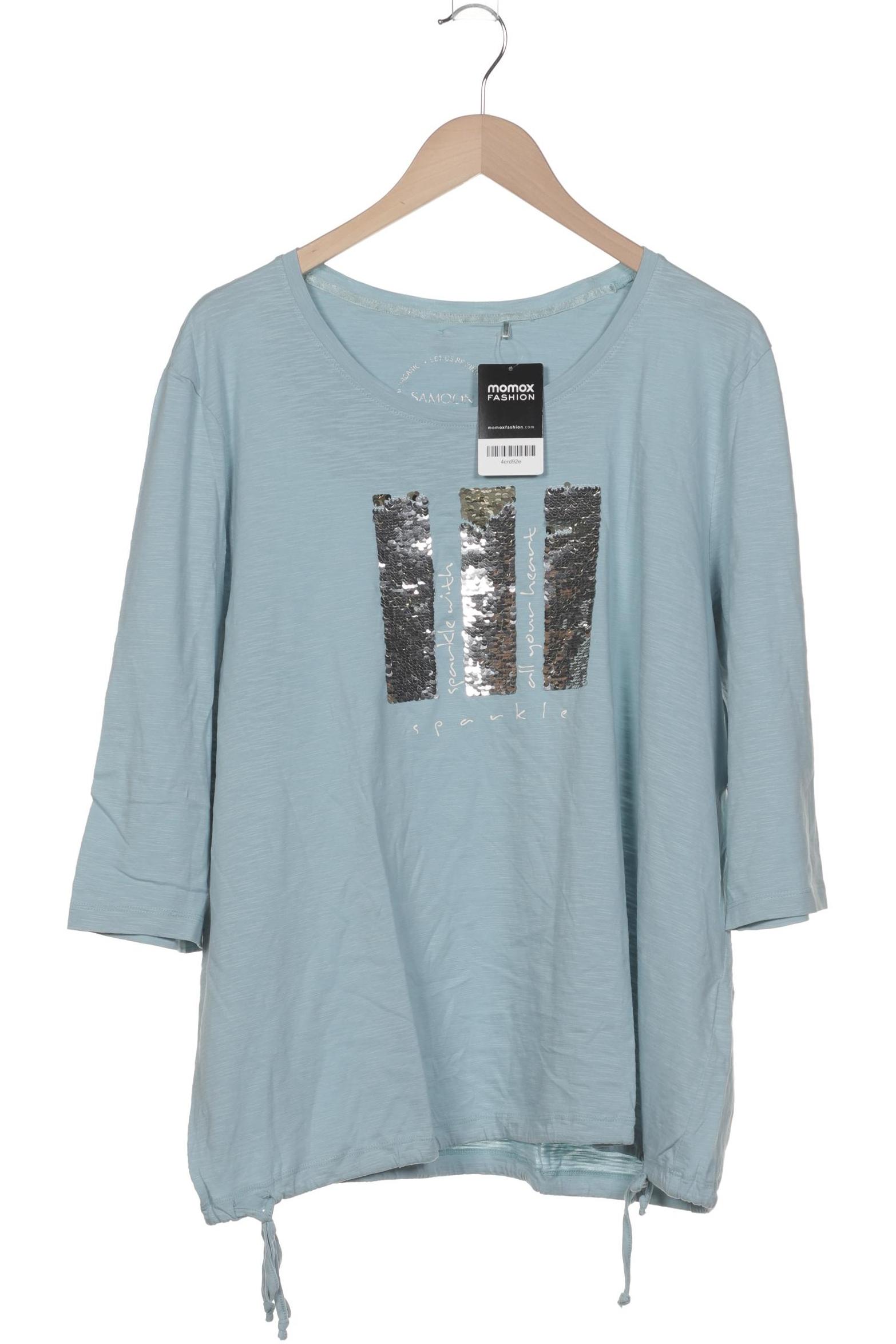 

Samoon by Gerry Weber Damen Langarmshirt, türkis, Gr. 50