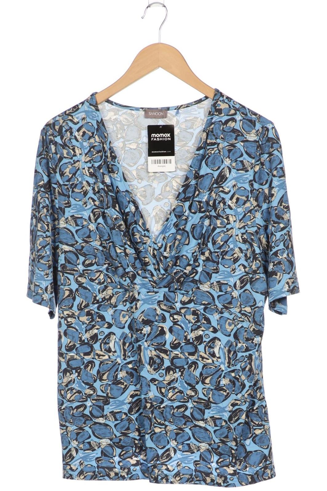 

Samoon by Gerry Weber Damen T-Shirt, blau, Gr. 44