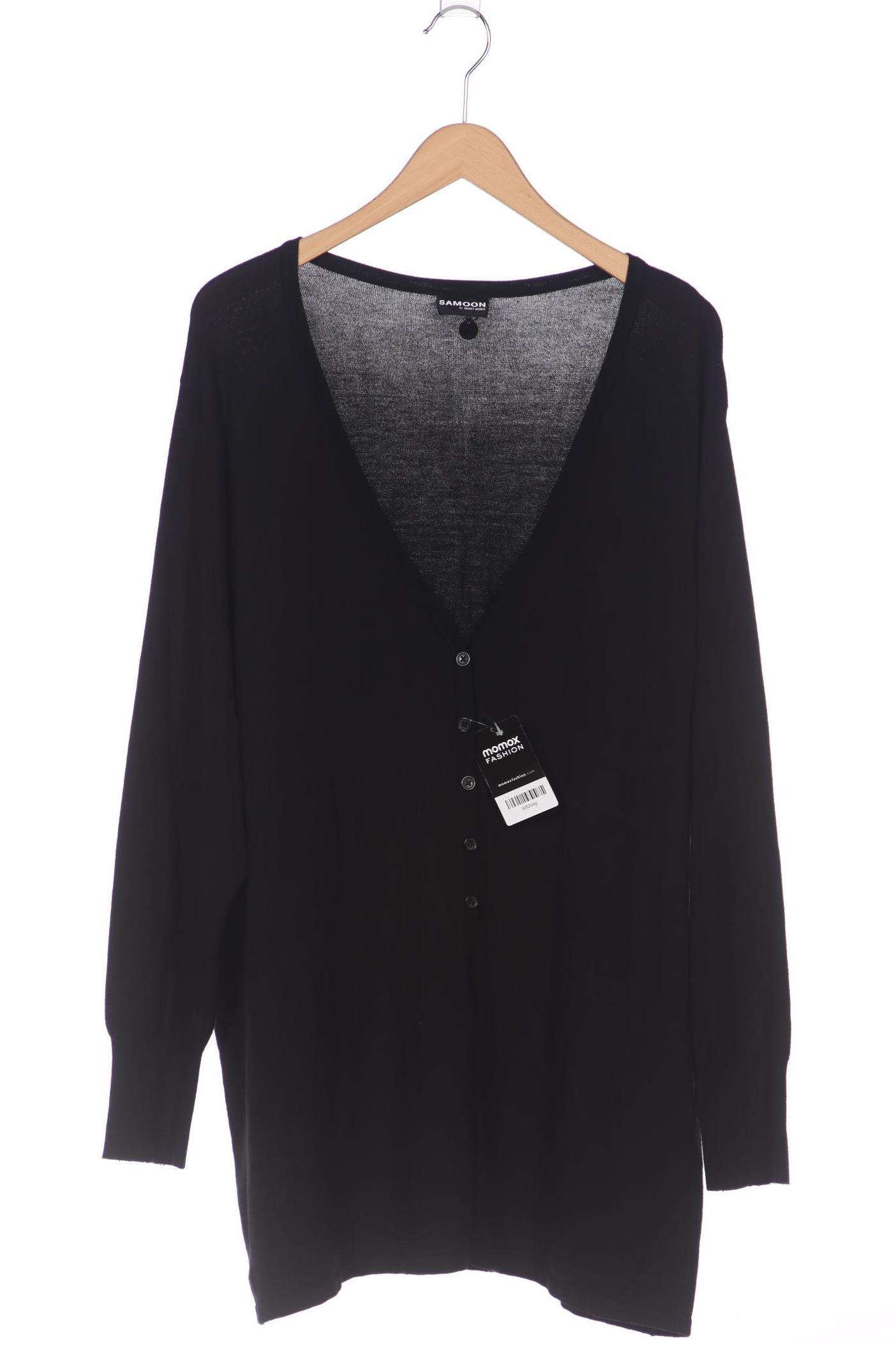 

Samoon by Gerry Weber Damen Strickjacke, schwarz, Gr. 50