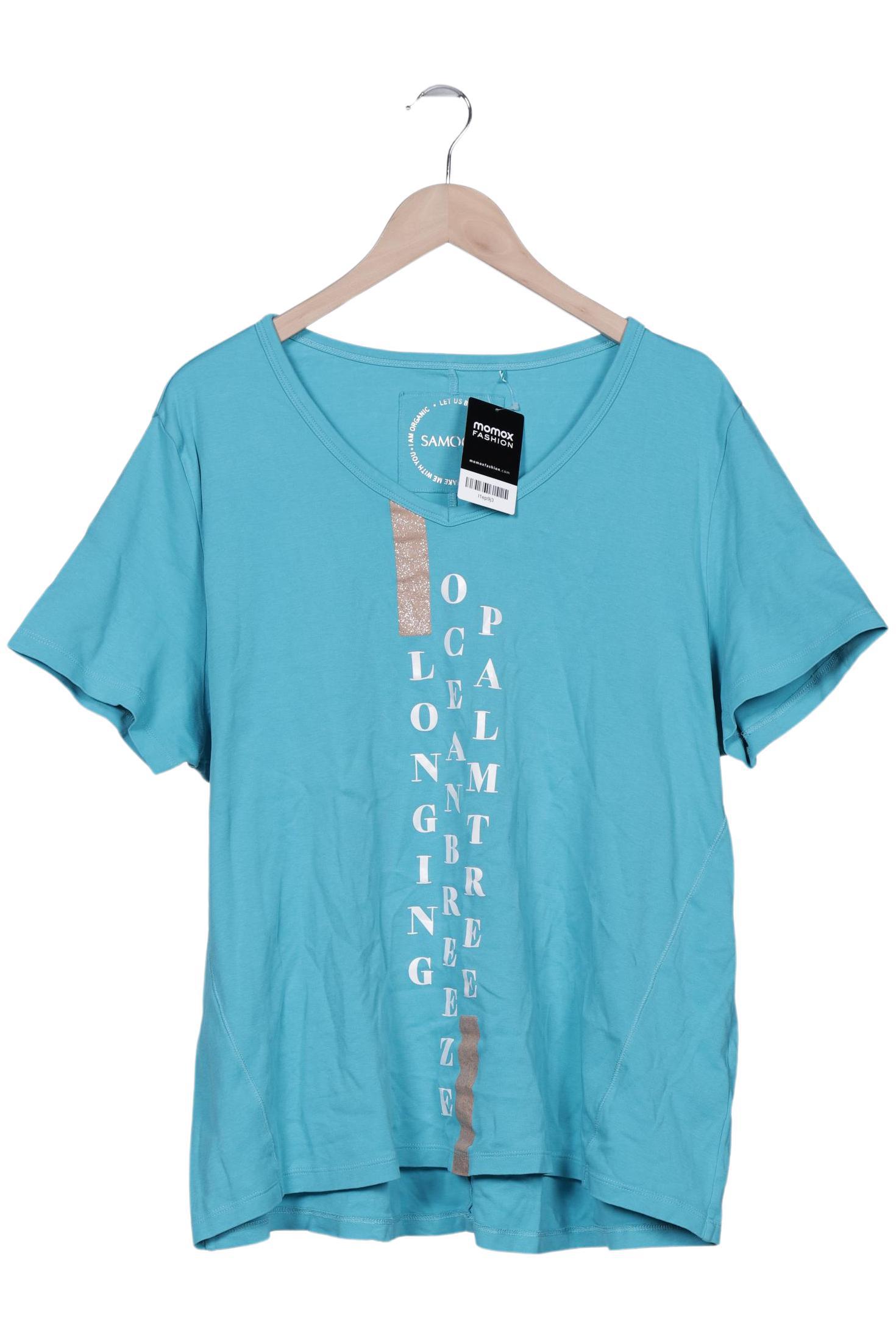 

Samoon by Gerry Weber Damen T-Shirt, blau, Gr. 48