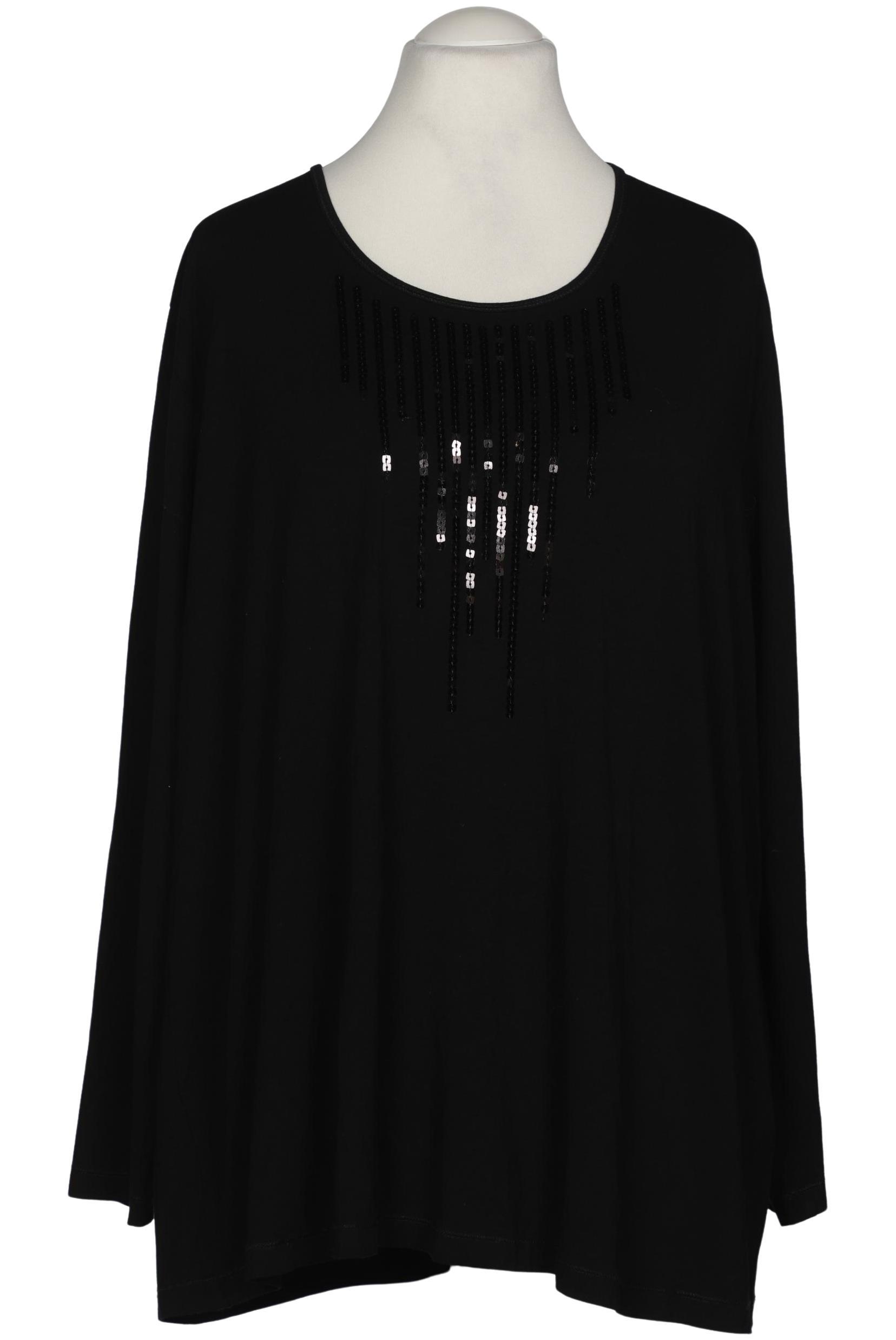 

Samoon by Gerry Weber Damen Langarmshirt, schwarz, Gr. 54