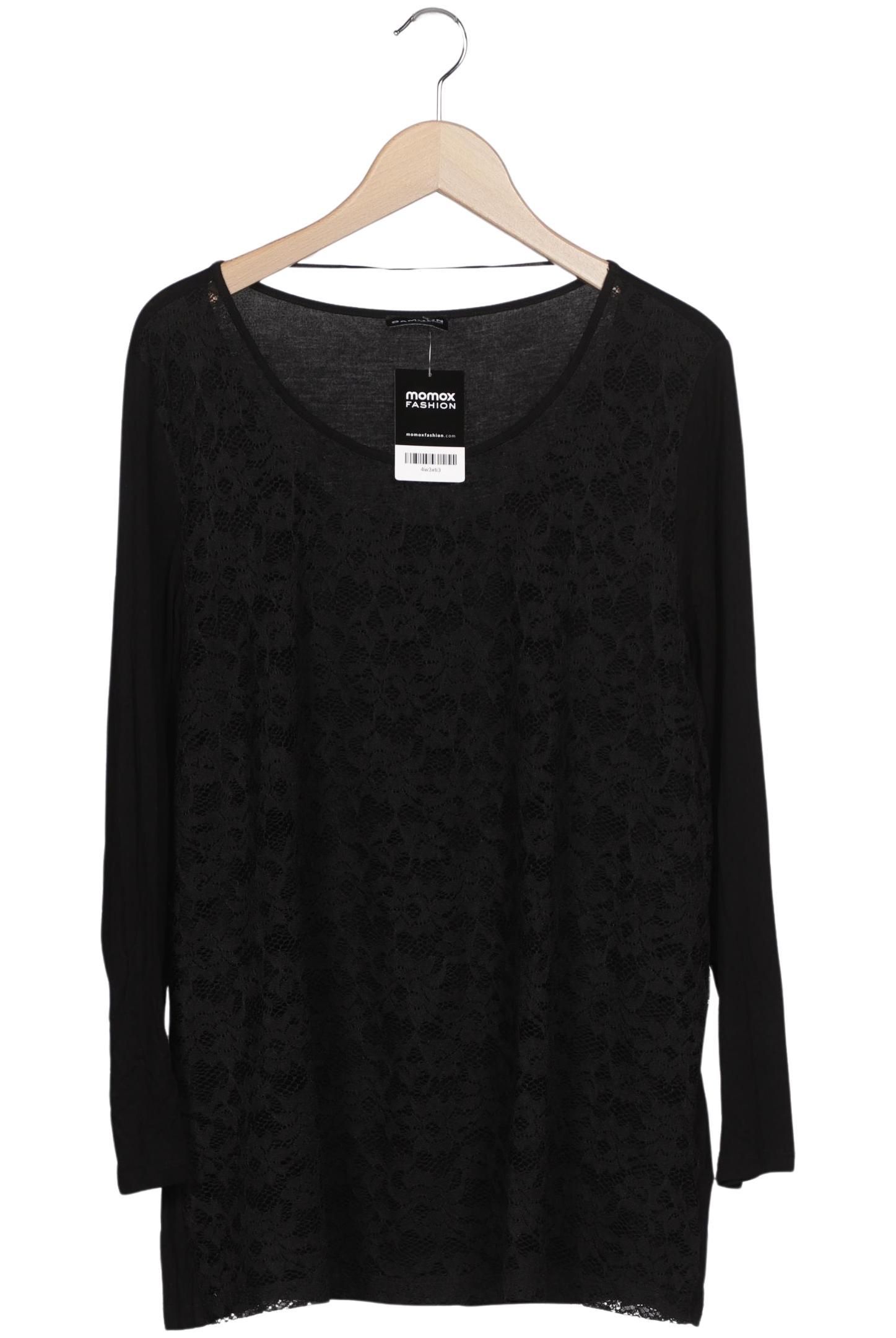 

Samoon by Gerry Weber Damen Langarmshirt, schwarz, Gr. 46