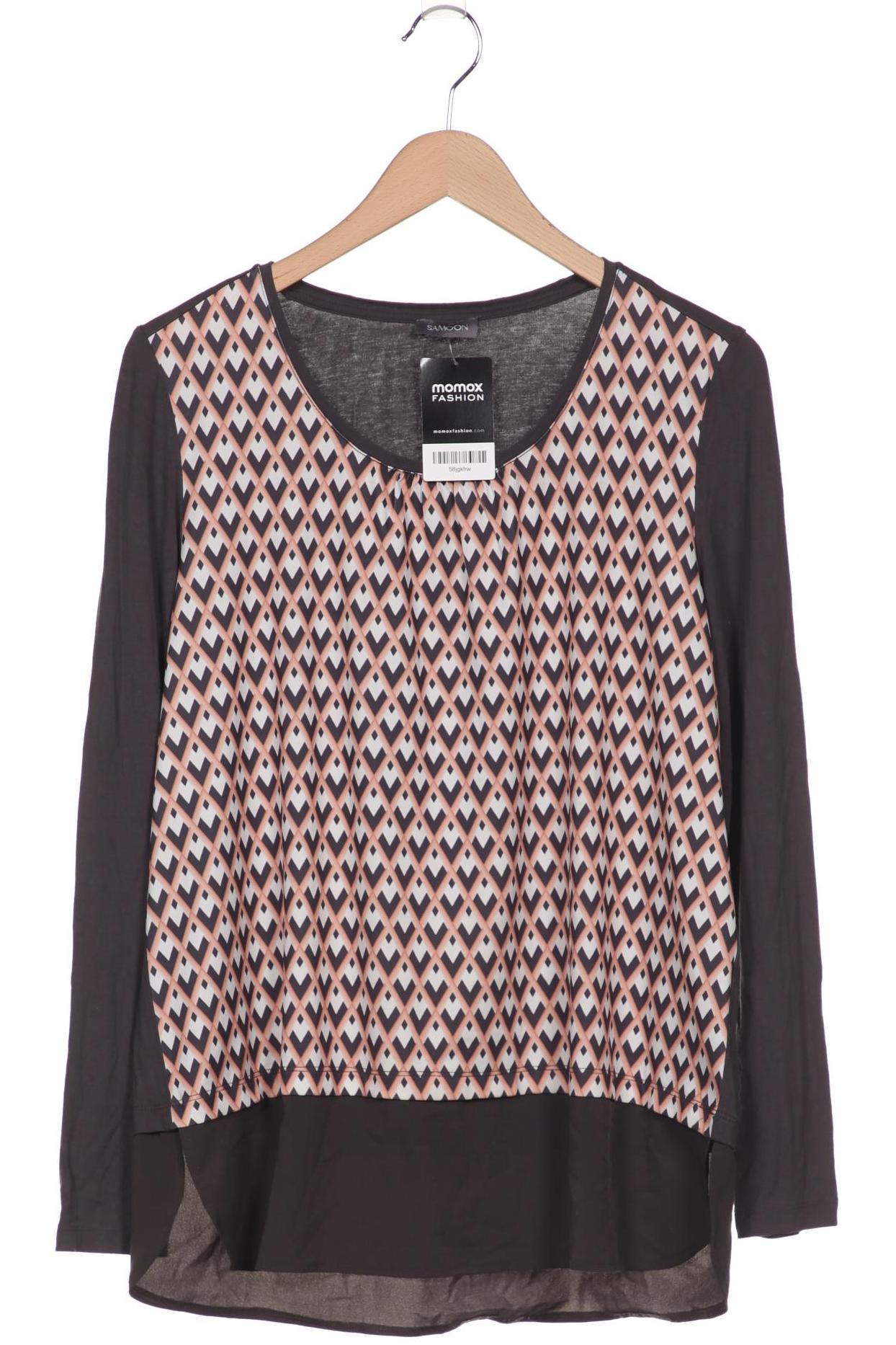 

Samoon by Gerry Weber Damen Langarmshirt, grau, Gr. 44