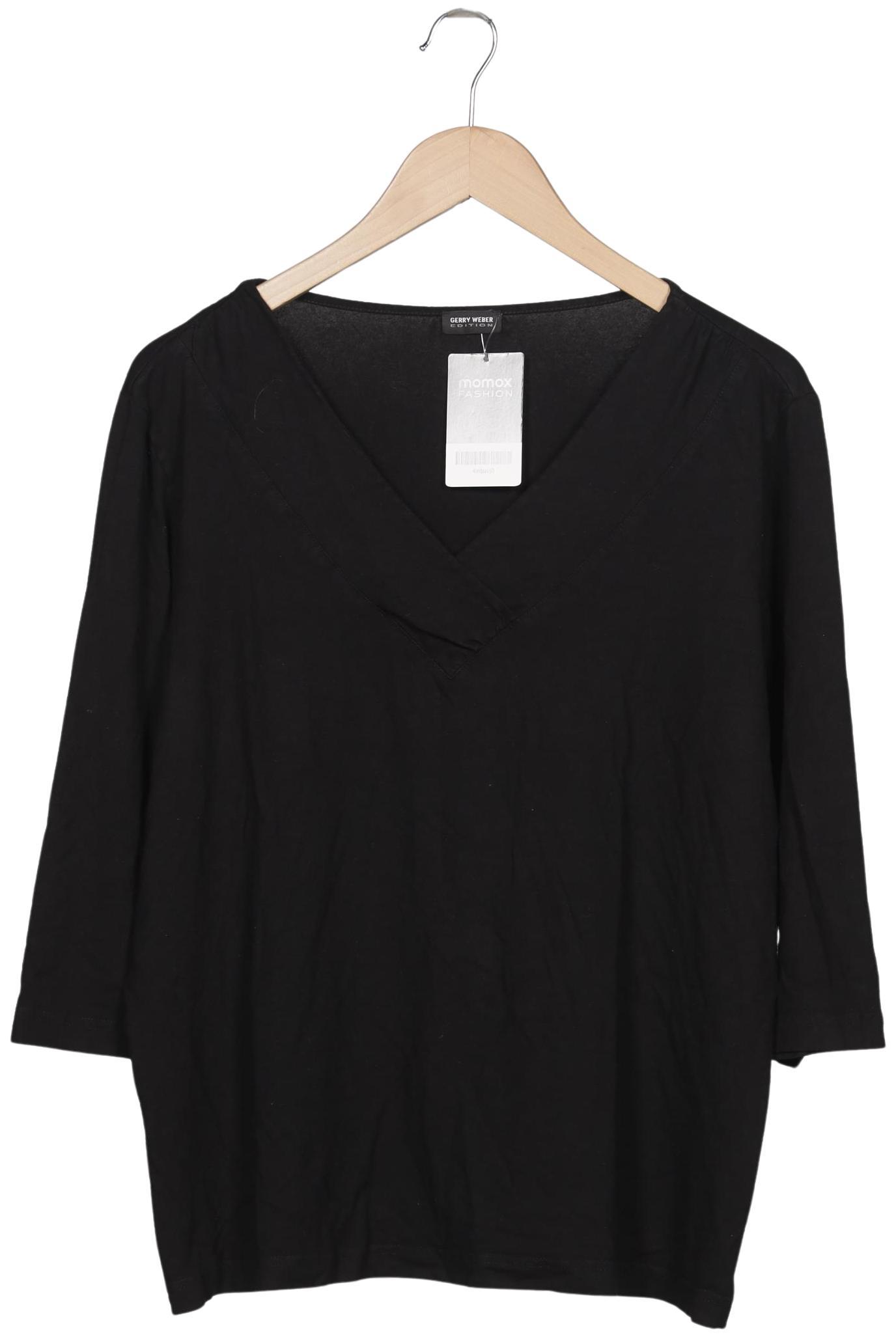 

Samoon by Gerry Weber Damen Langarmshirt, schwarz, Gr. 46