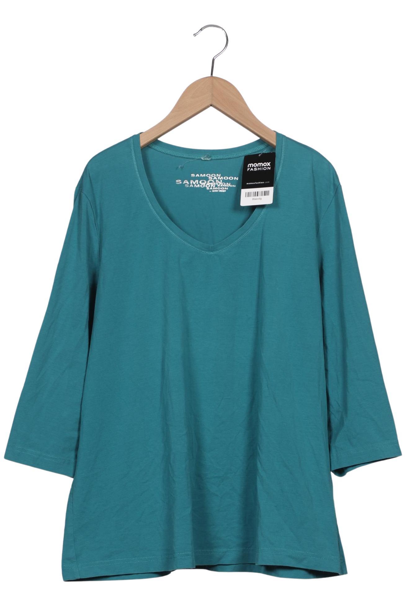 

Samoon by Gerry Weber Damen Langarmshirt, grün, Gr. 46