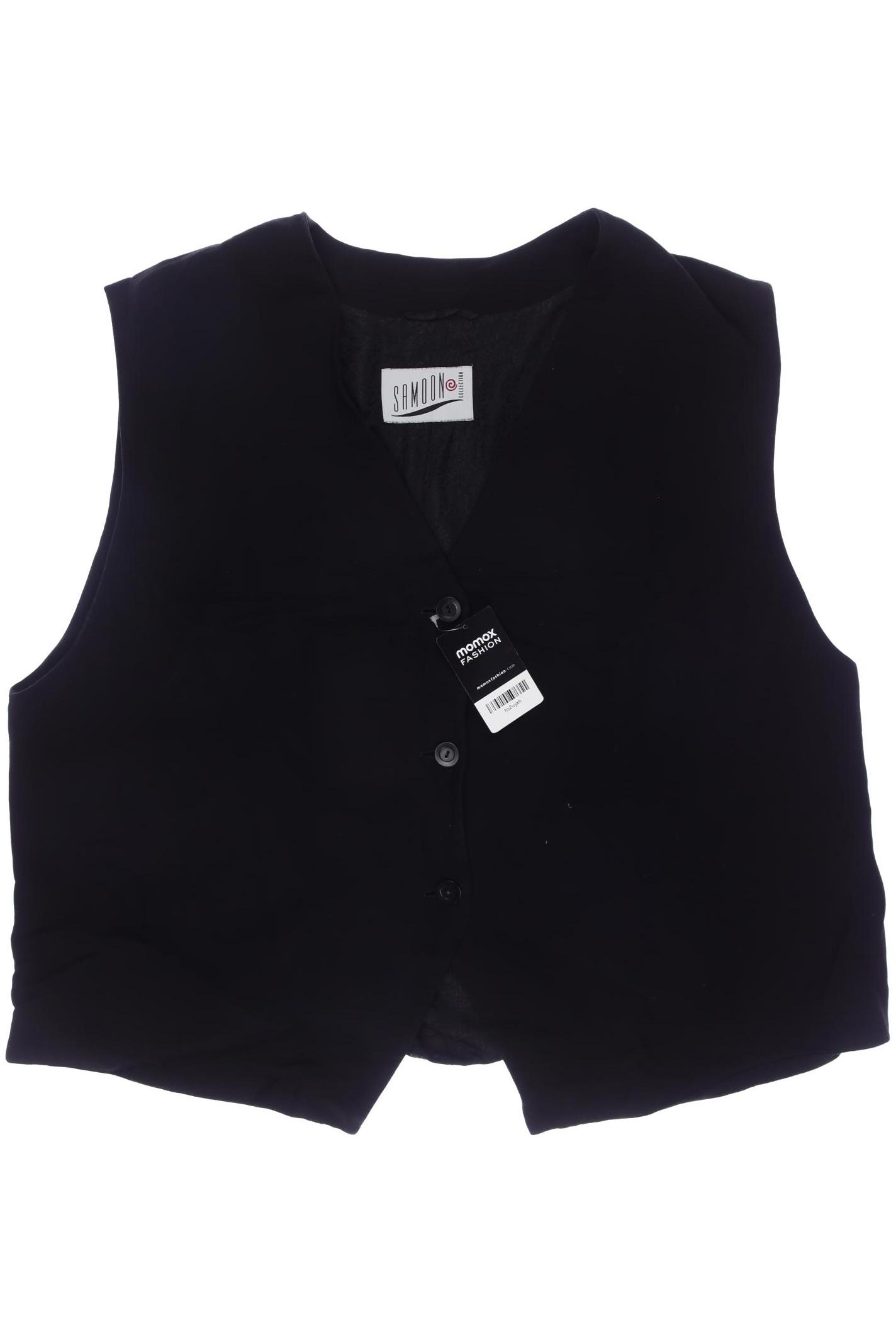 

Samoon by Gerry Weber Damen Weste, schwarz, Gr. 52