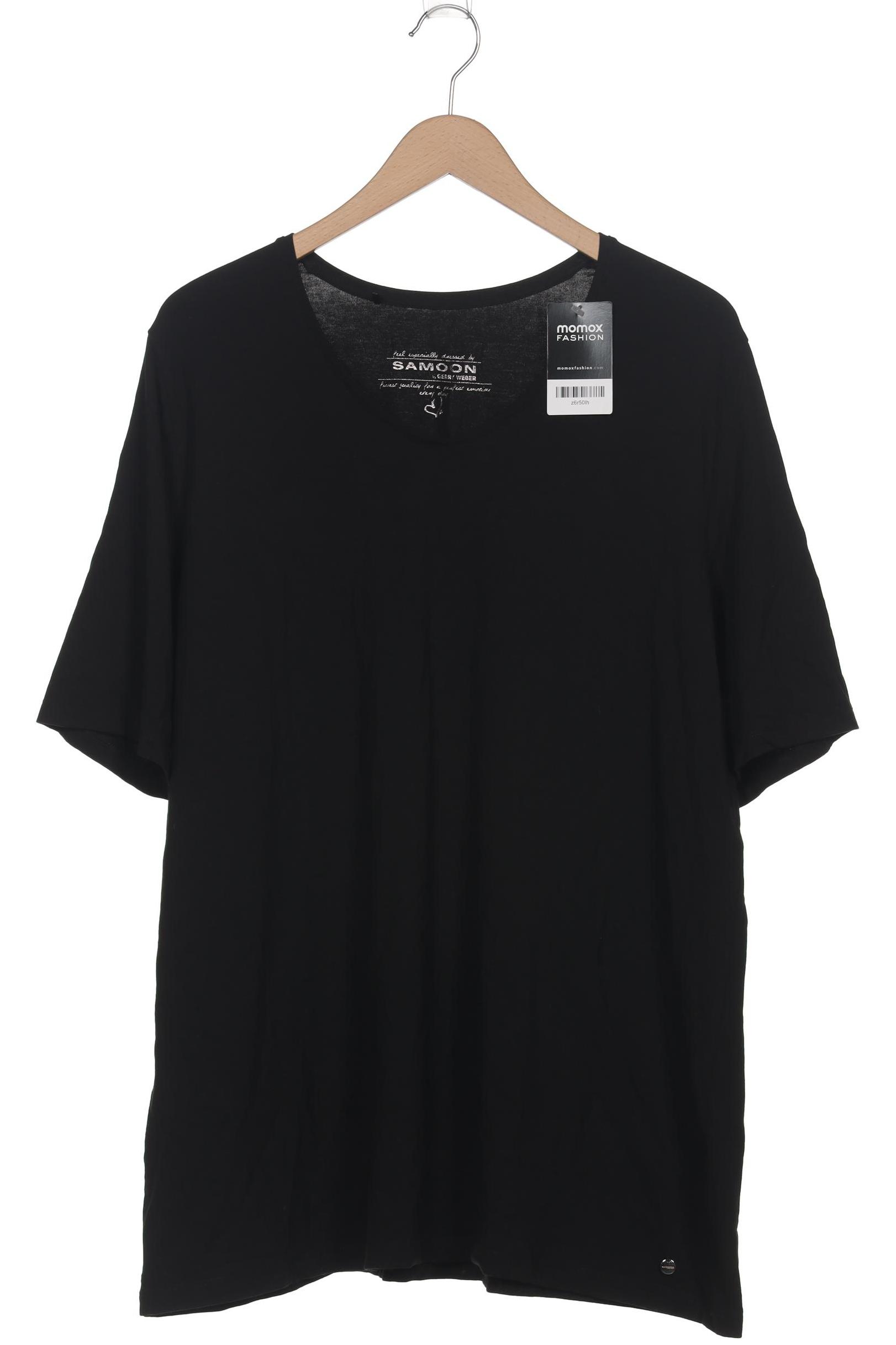 

Samoon by Gerry Weber Damen T-Shirt, schwarz, Gr. 52