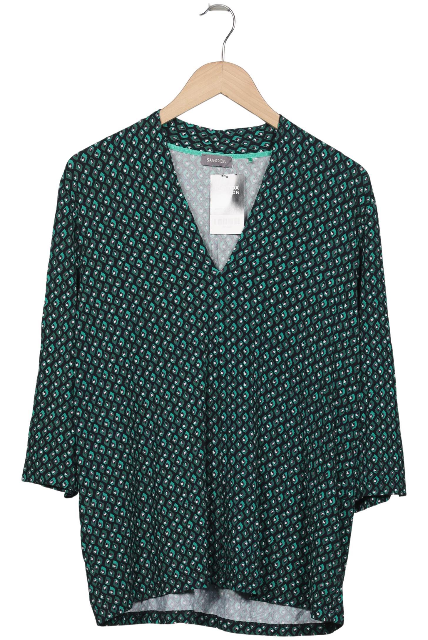 

Samoon by Gerry Weber Damen Langarmshirt, grün, Gr. 46