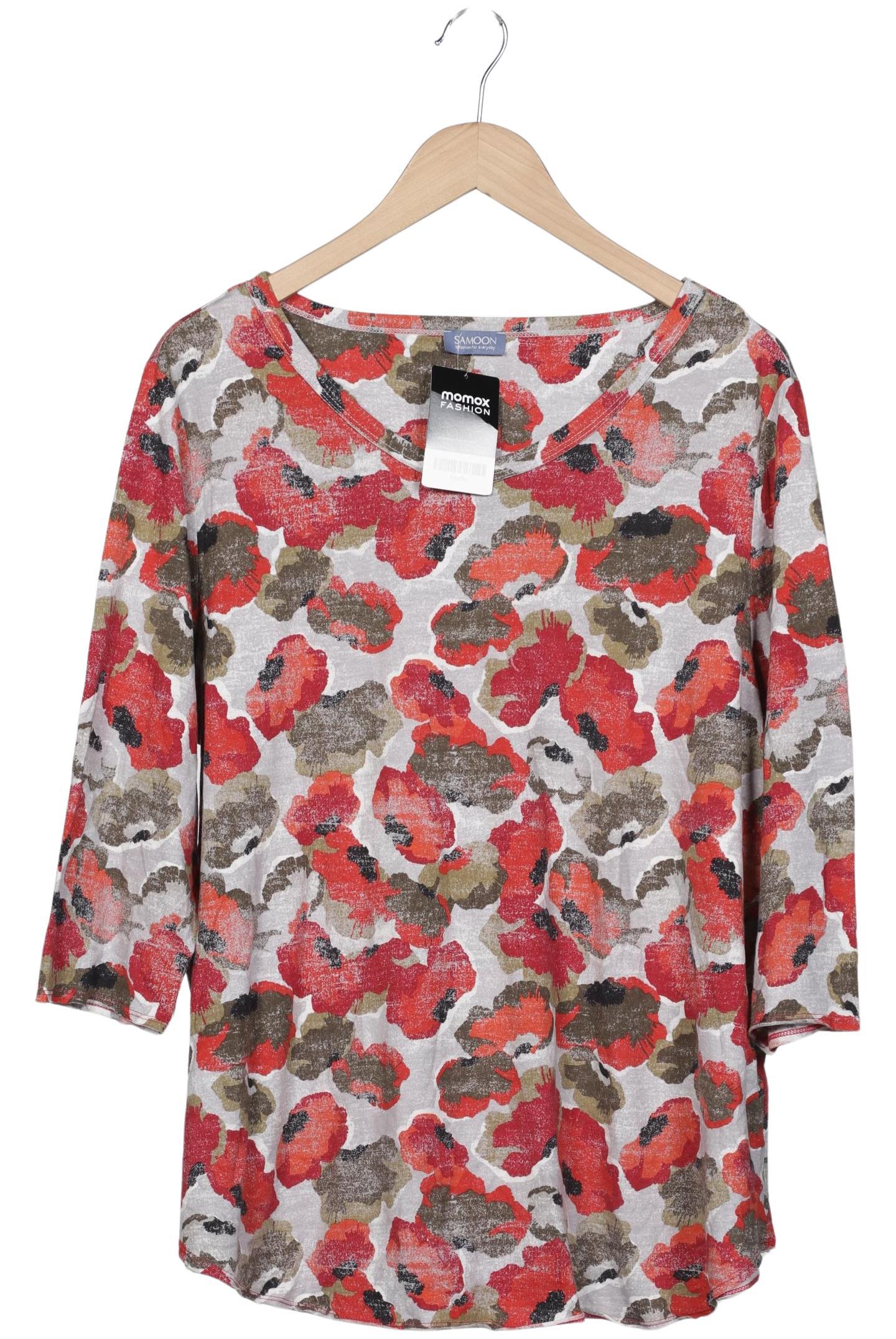 

Samoon by Gerry Weber Damen Langarmshirt, mehrfarbig, Gr. 48