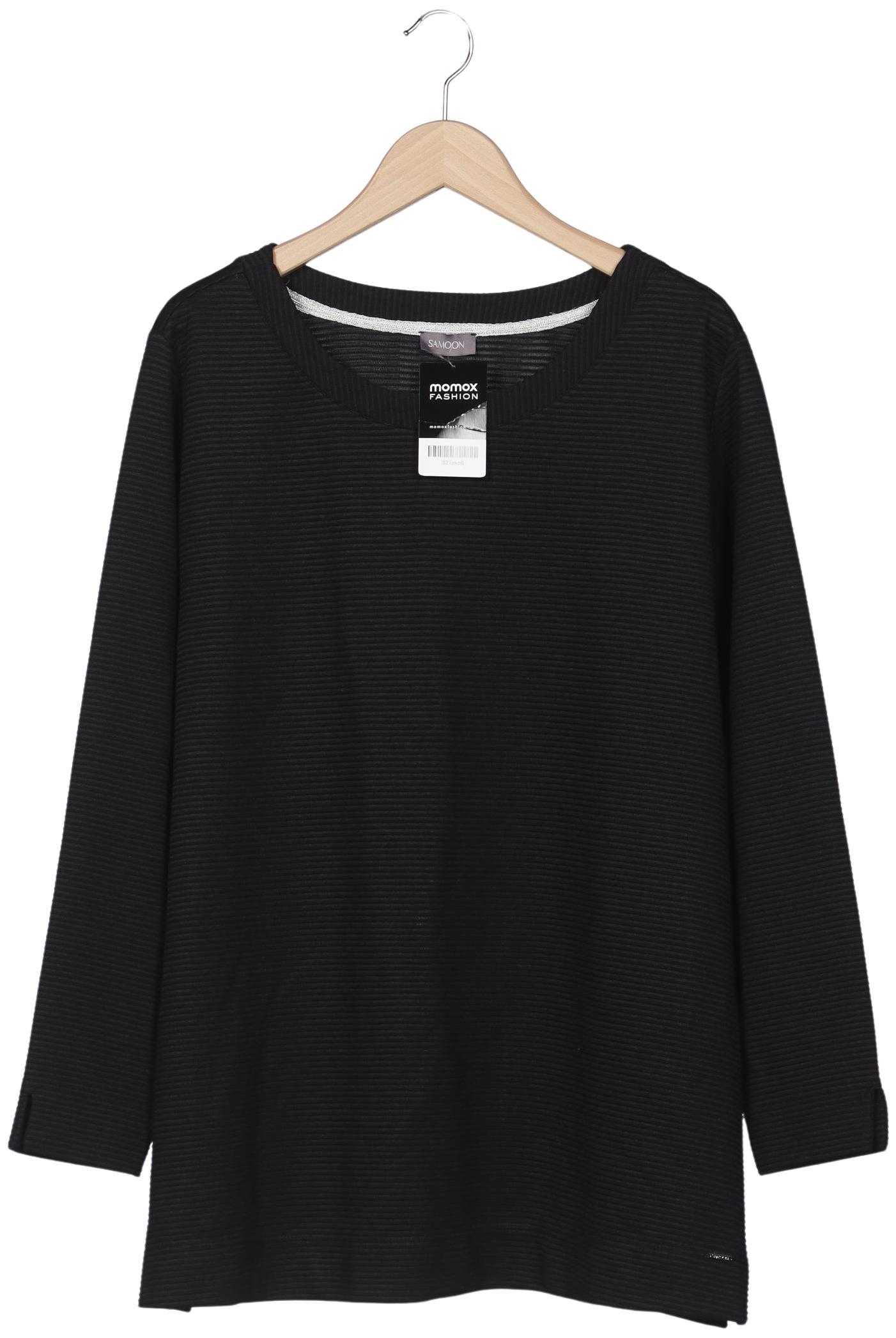 

Samoon by Gerry Weber Damen Sweatshirt, schwarz, Gr. 50