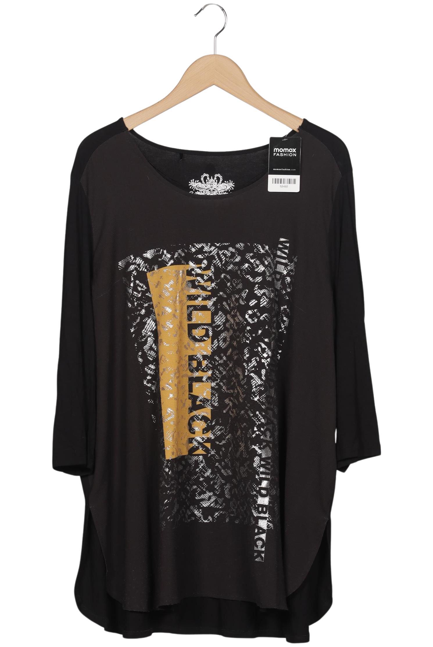 

Samoon by Gerry Weber Damen Langarmshirt, schwarz, Gr. 48