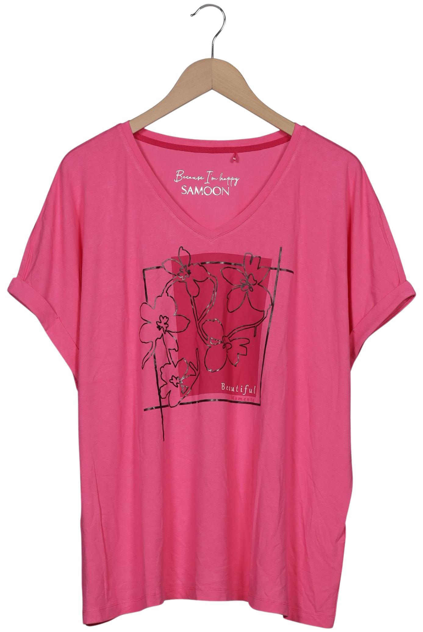 

Samoon by Gerry Weber Damen T-Shirt, pink, Gr. 48