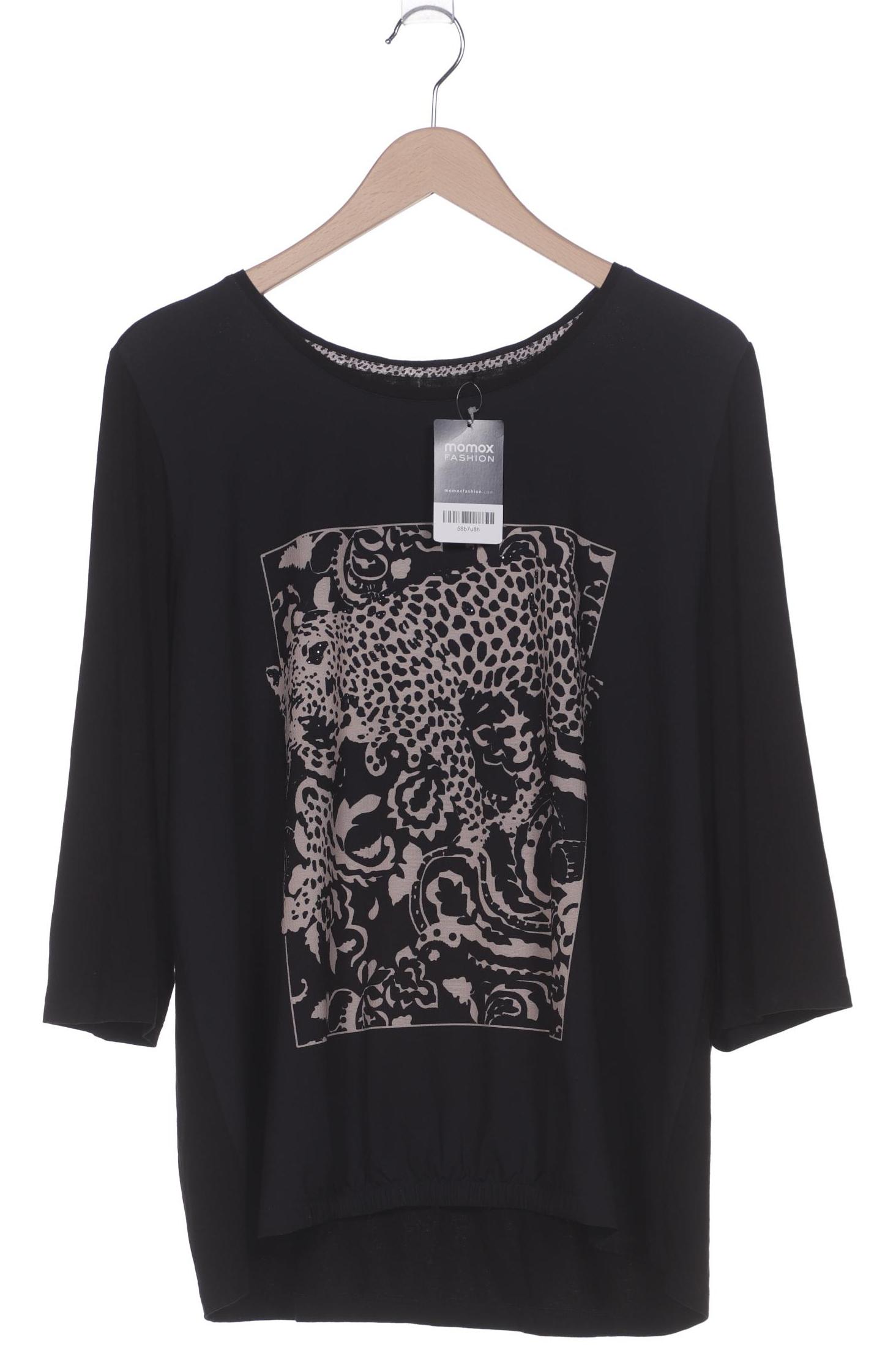 

Samoon by Gerry Weber Damen Langarmshirt, schwarz, Gr. 44