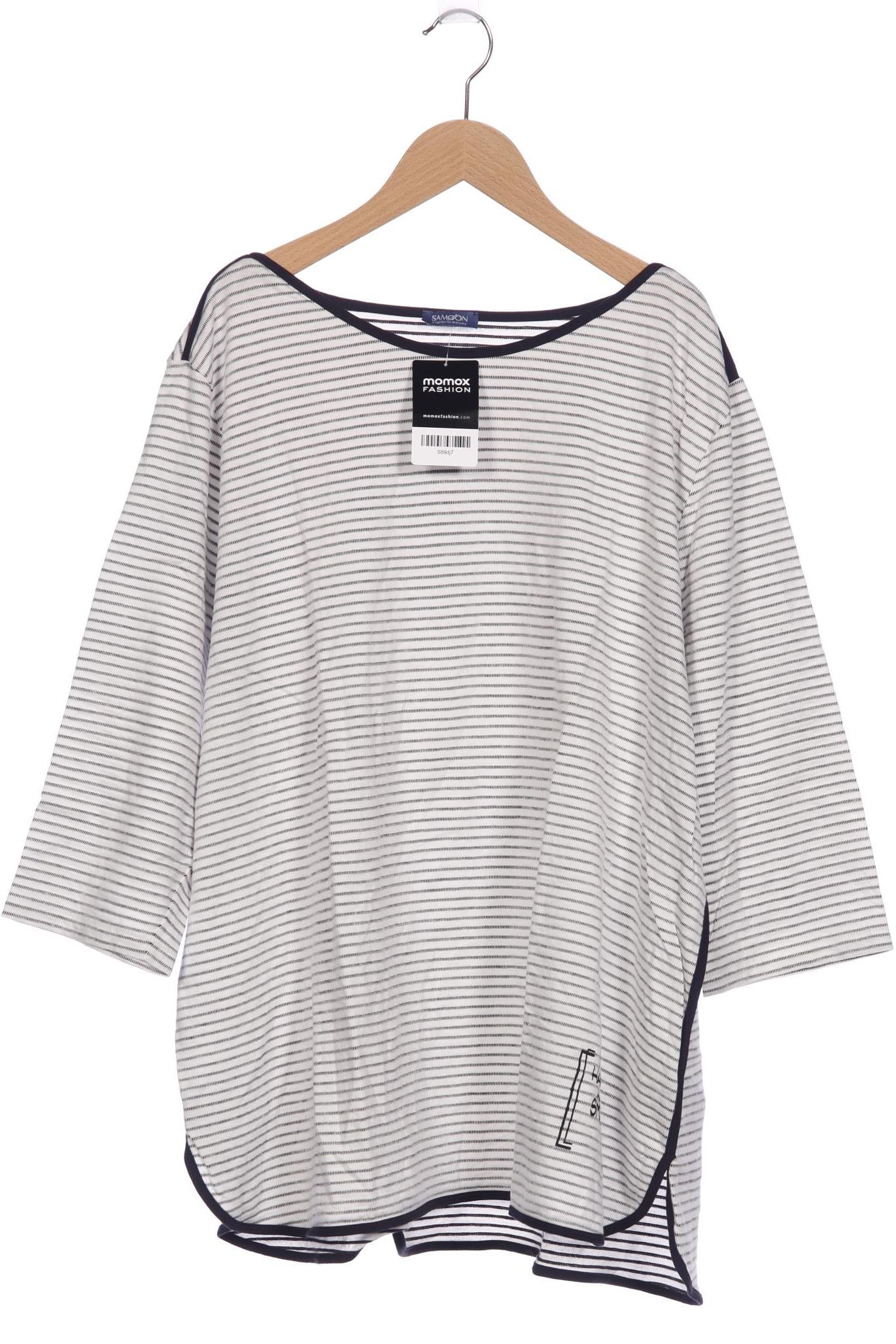 

Samoon by Gerry Weber Damen T-Shirt, weiß, Gr. 52