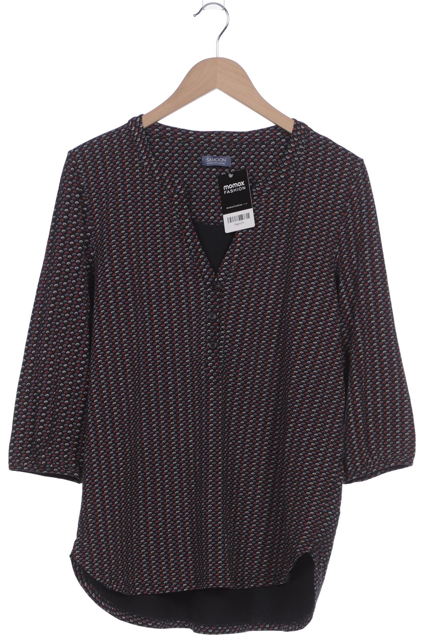 

Samoon by Gerry Weber Damen Langarmshirt, marineblau, Gr. 42