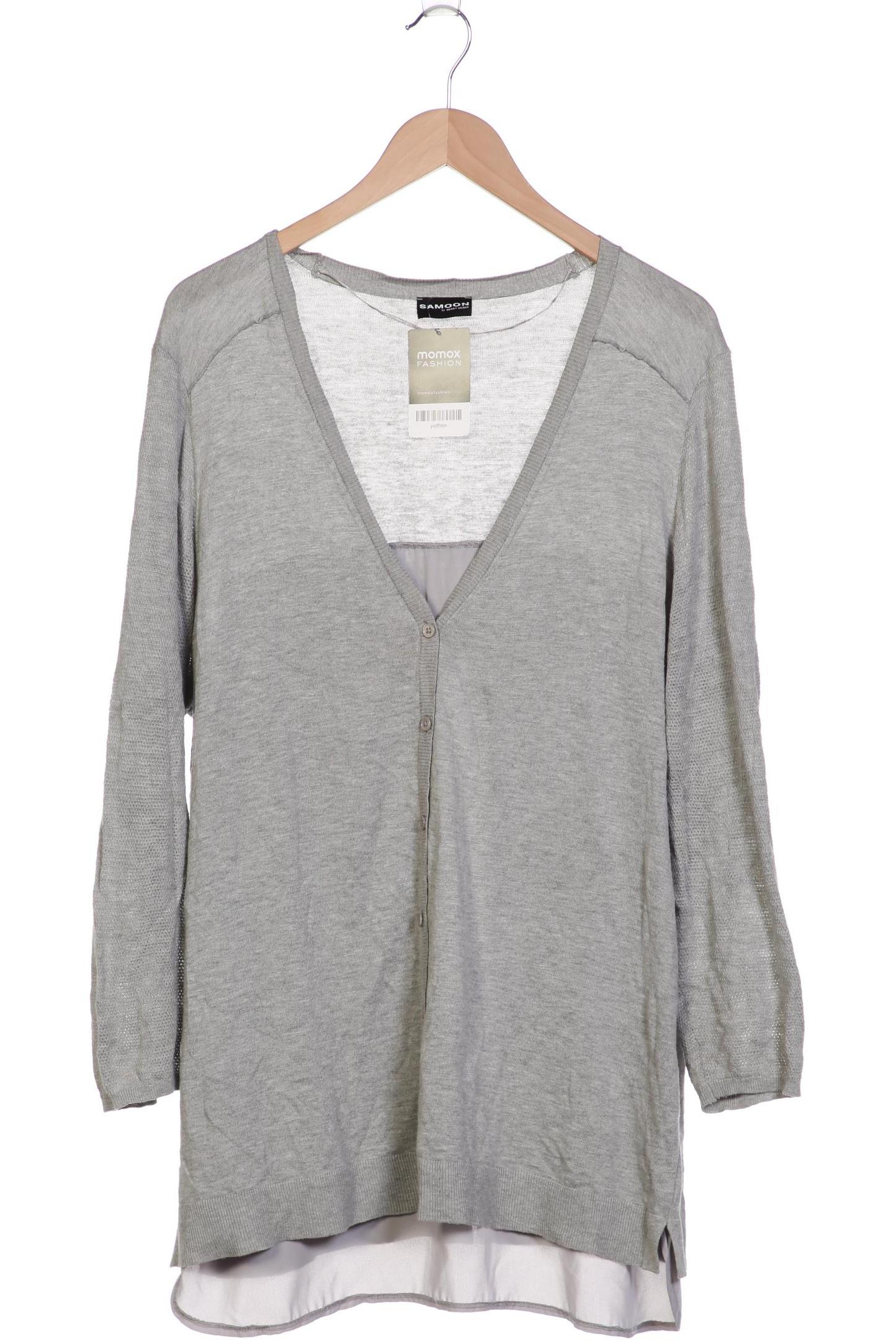 

Samoon by Gerry Weber Damen Strickjacke, grau, Gr. 52