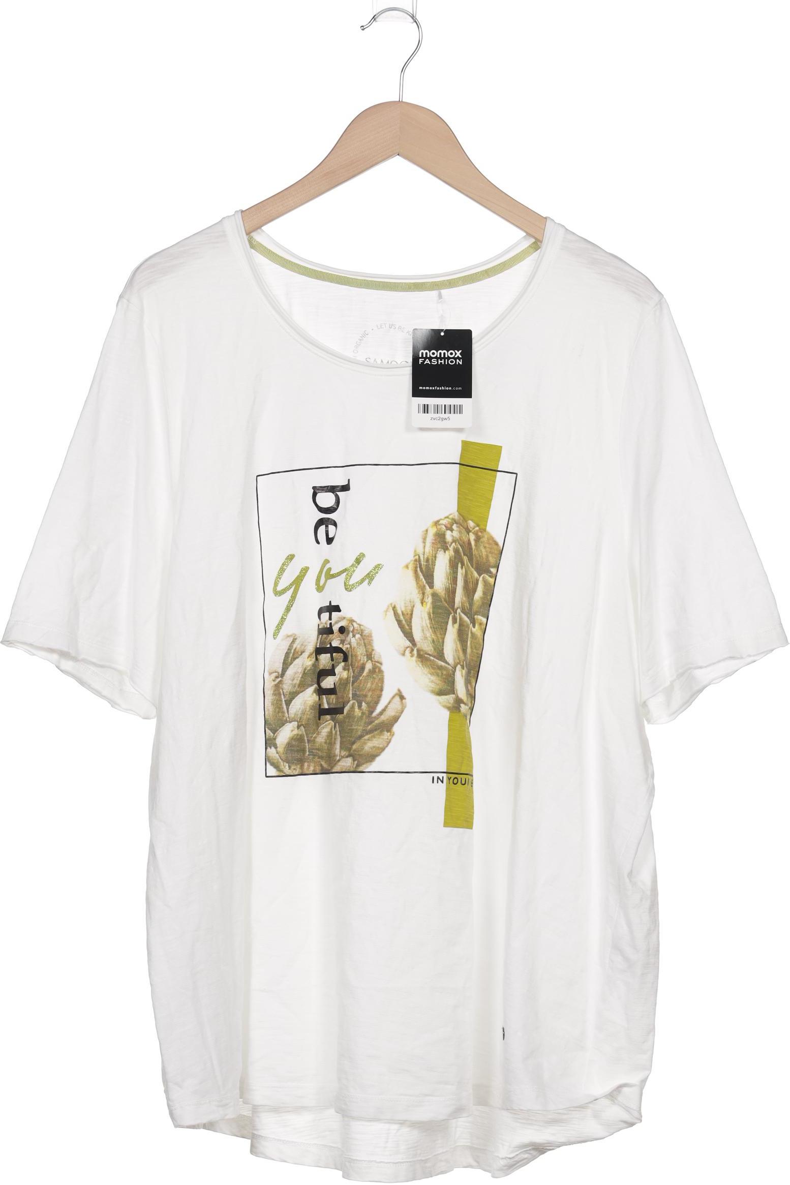 

Samoon by Gerry Weber Damen T-Shirt, weiß, Gr. 52