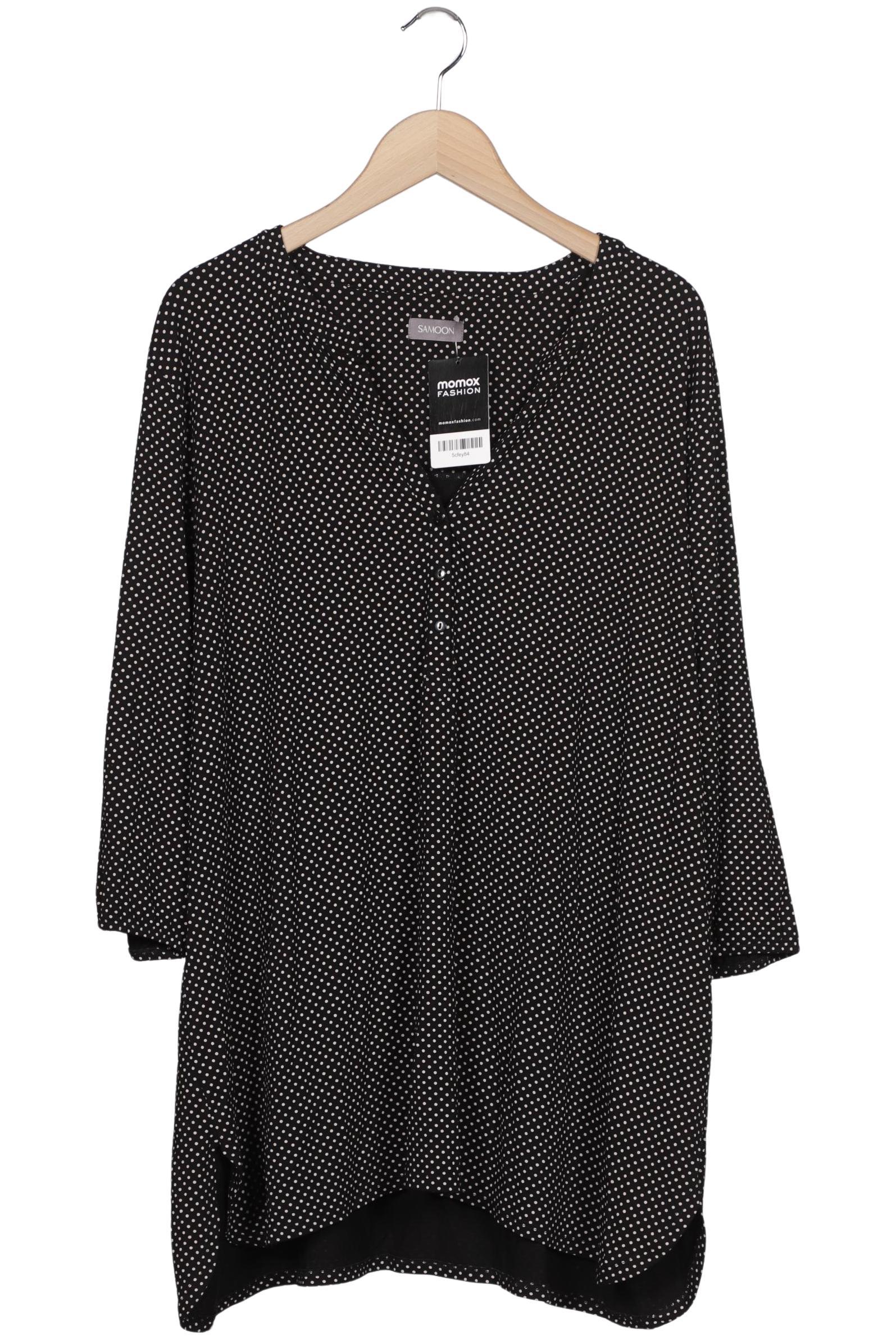 

Samoon by Gerry Weber Damen Langarmshirt, schwarz, Gr. 52