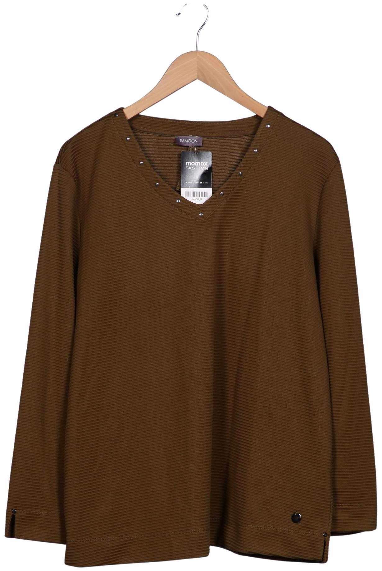 

Samoon by Gerry Weber Damen Langarmshirt, braun, Gr. 46