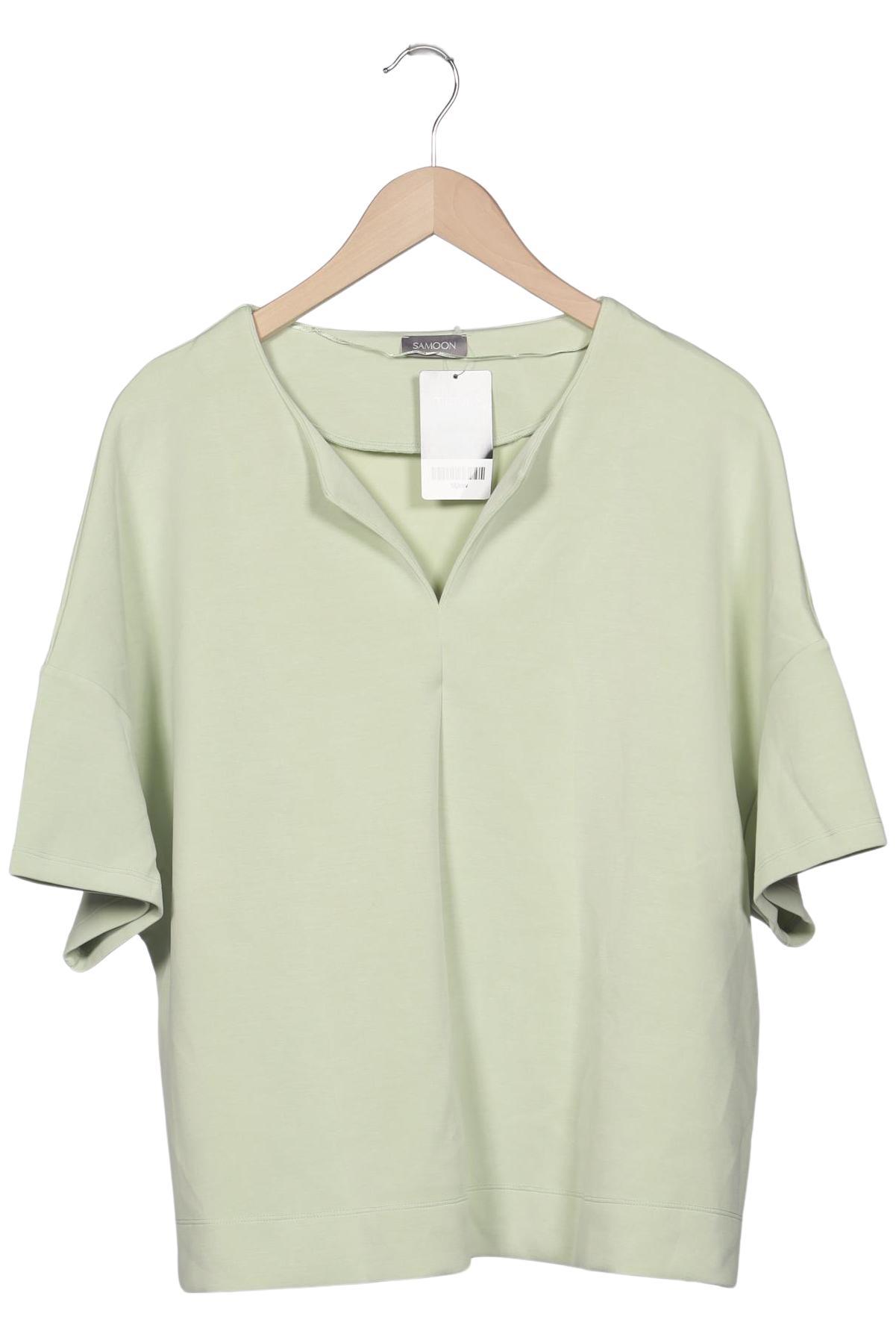 

Samoon by Gerry Weber Damen T-Shirt, hellgrün, Gr. 48