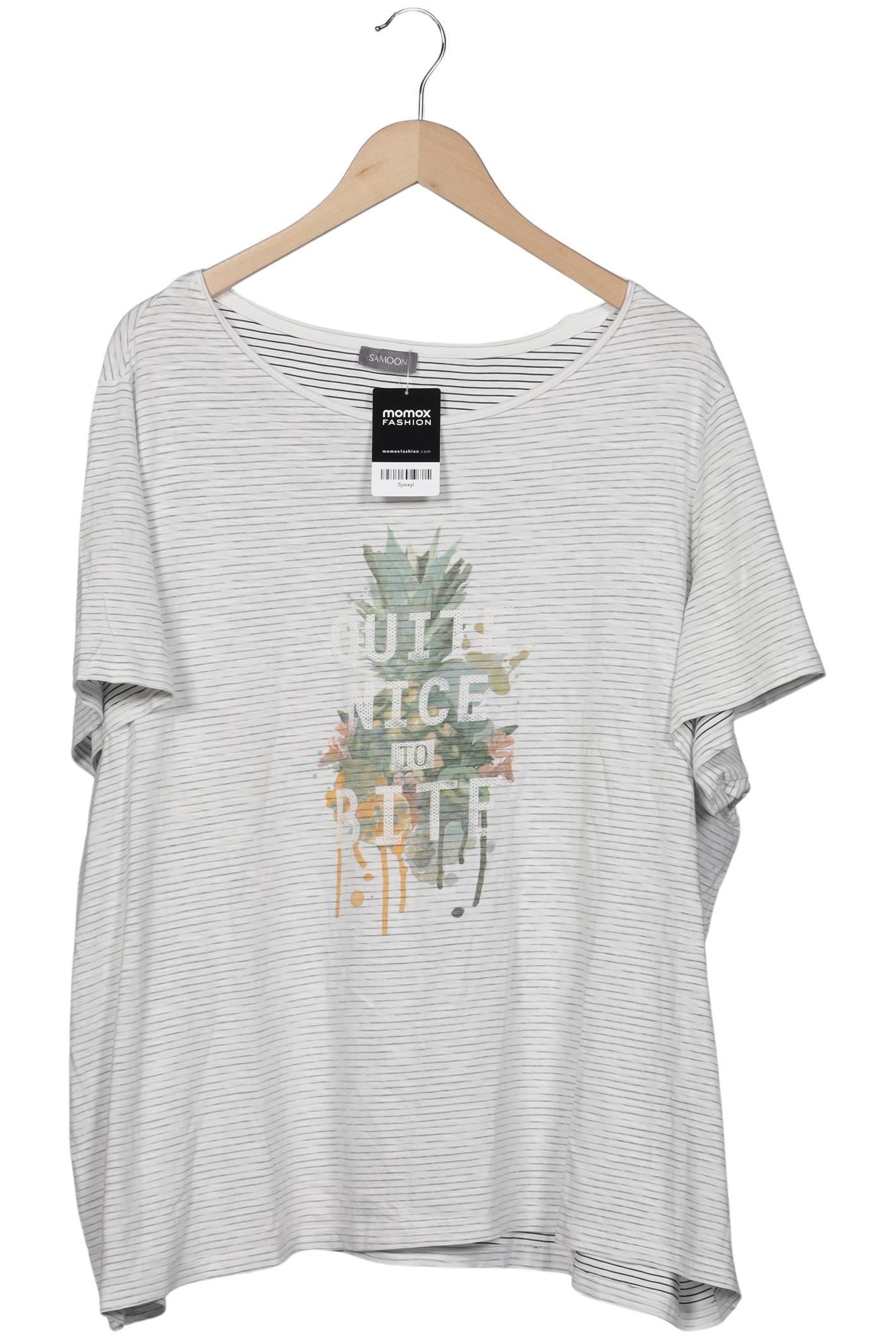 

Samoon by Gerry Weber Damen T-Shirt, weiß, Gr. 46